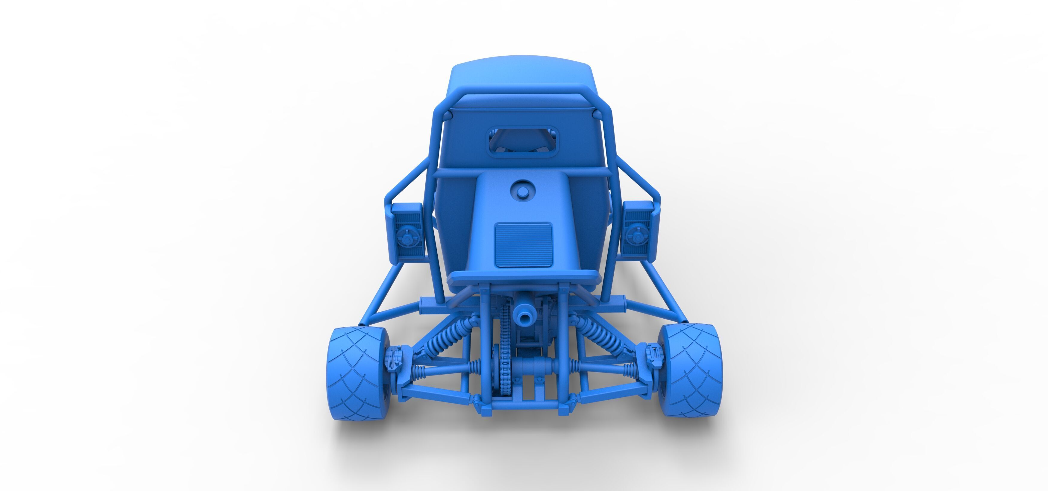 Ape car proto Scale 1 to 25 3D print model_40