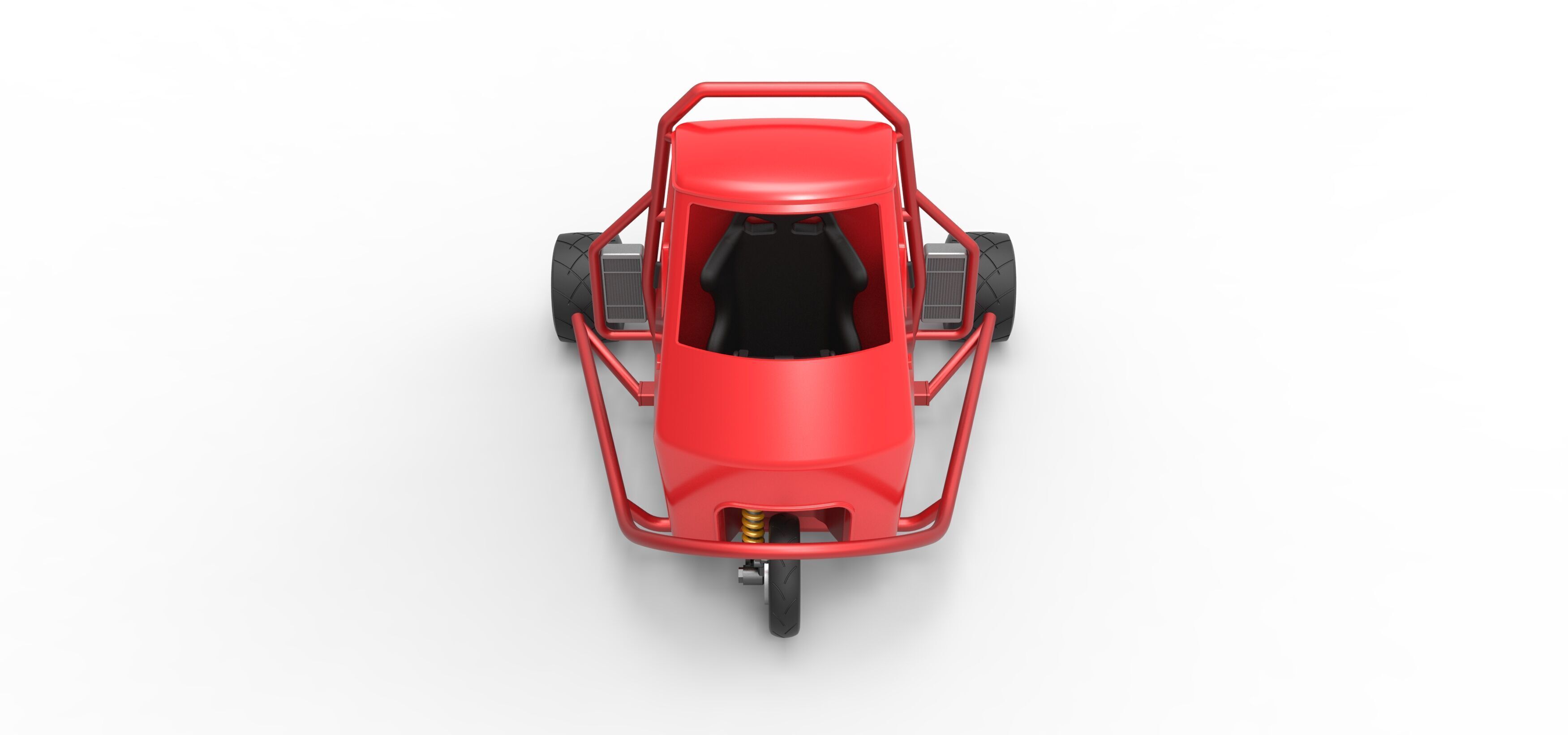 Ape car proto Scale 1 to 25 3D print model_9