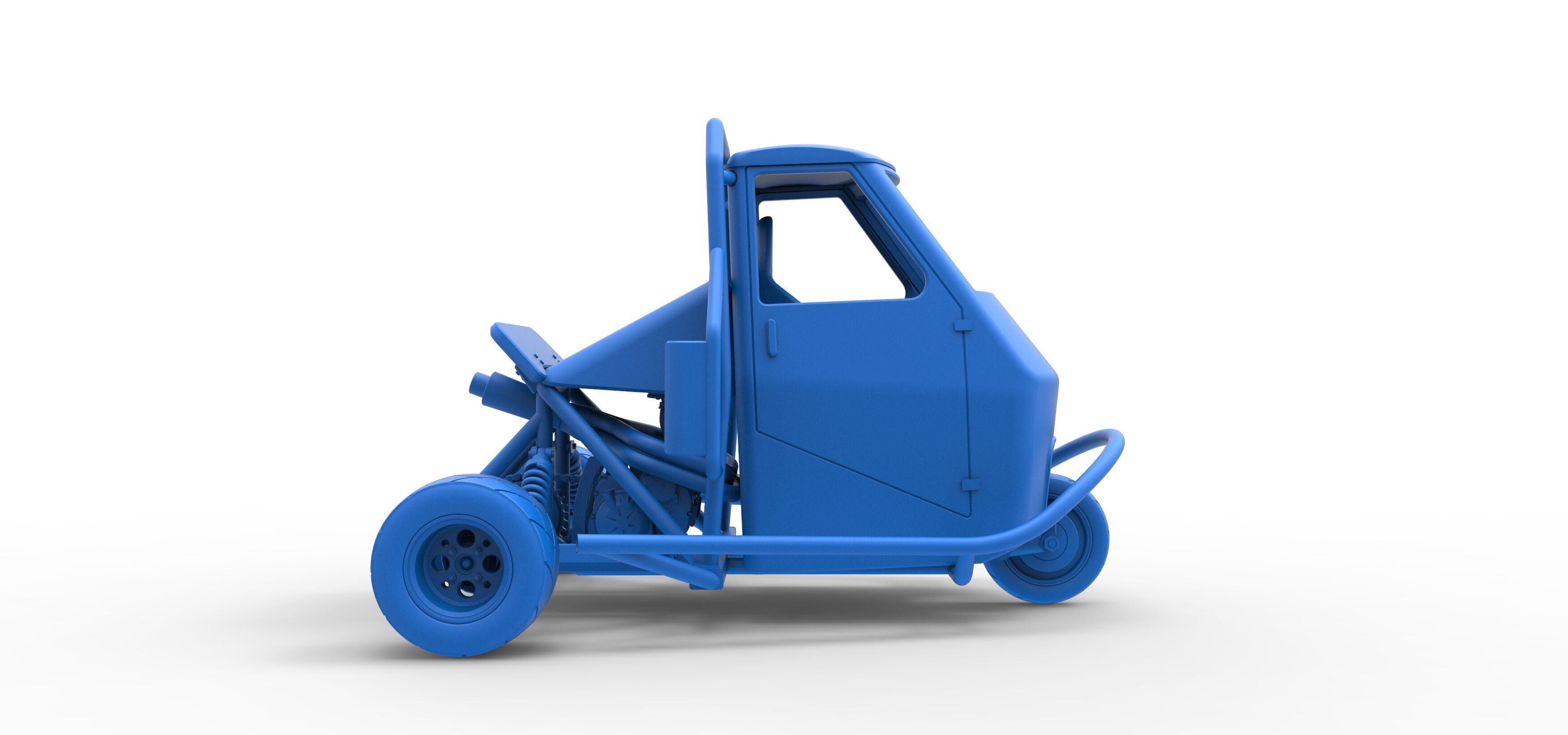 Ape car proto Scale 1 to 25 3D print model_43