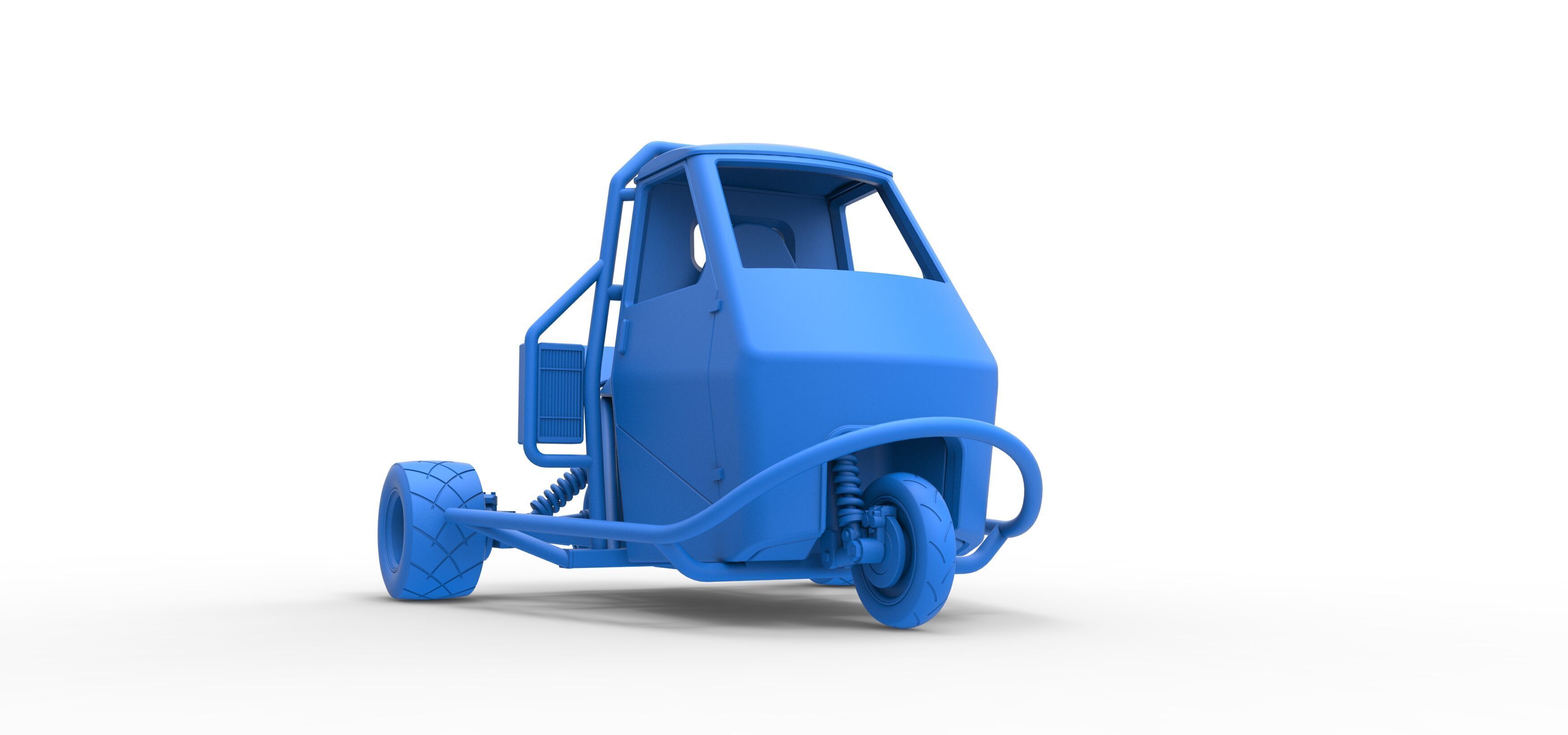 Ape car proto Scale 1 to 25 3D print model_48