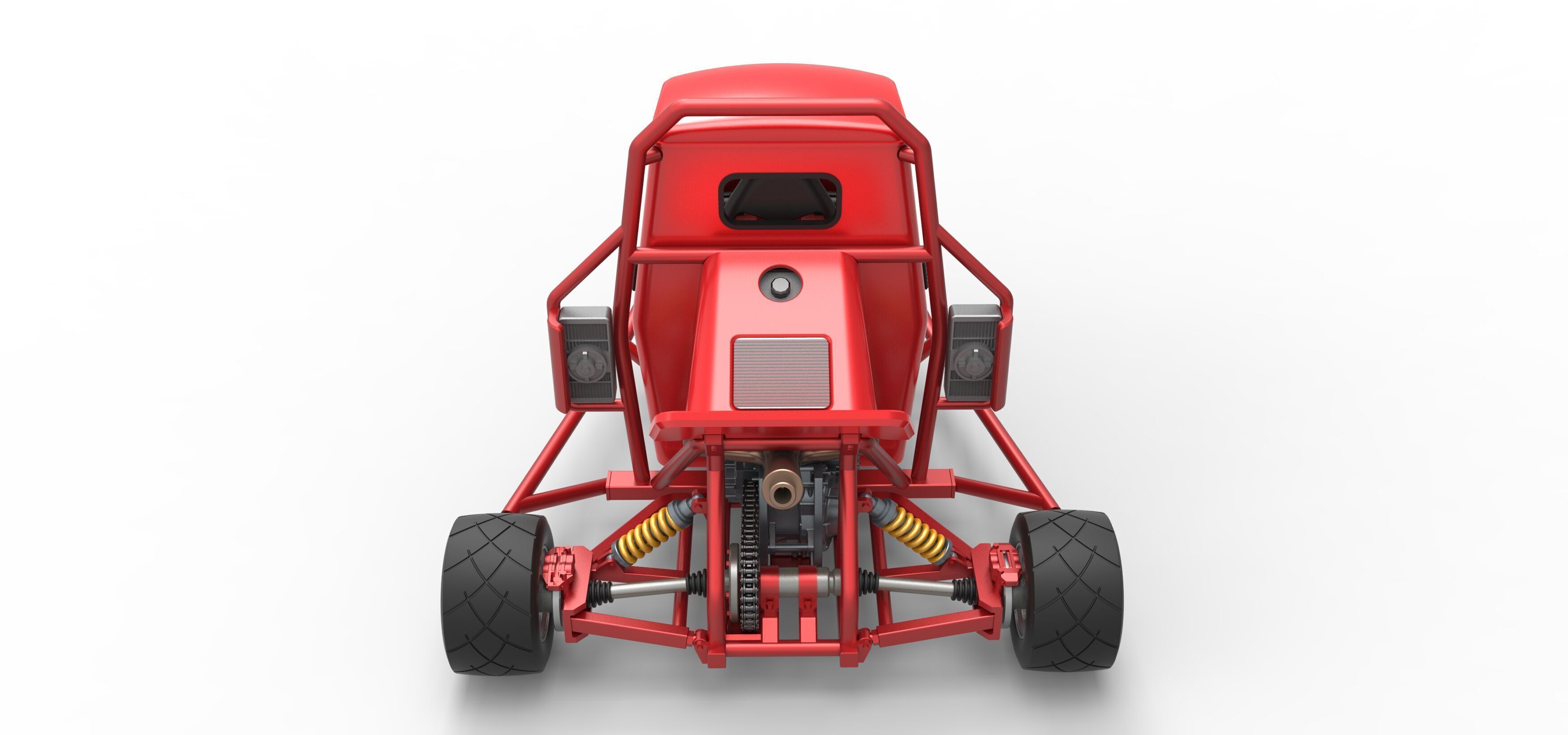 Ape car proto Scale 1 to 25 3D print model_17