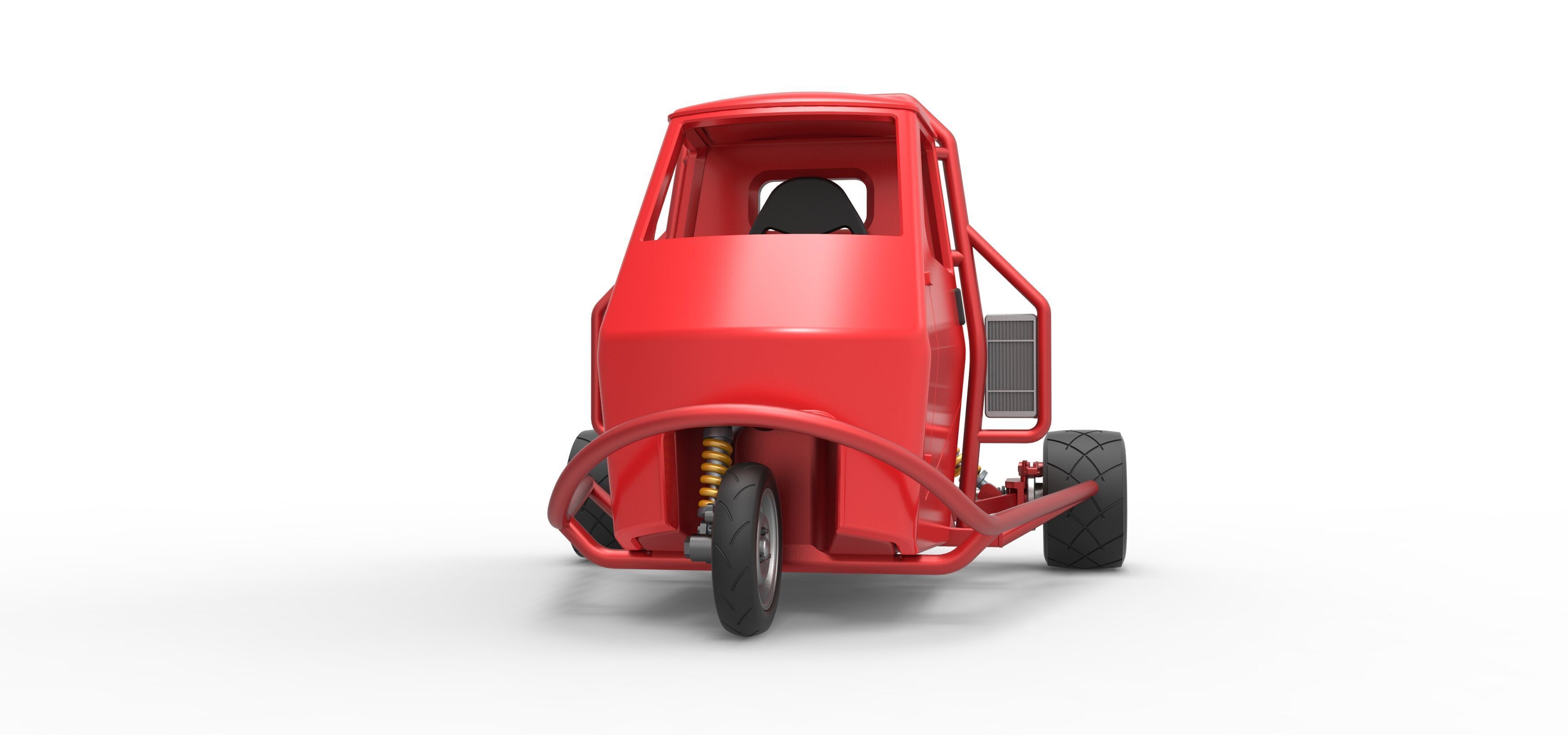 Ape car proto Scale 1 to 25 3D print model_6