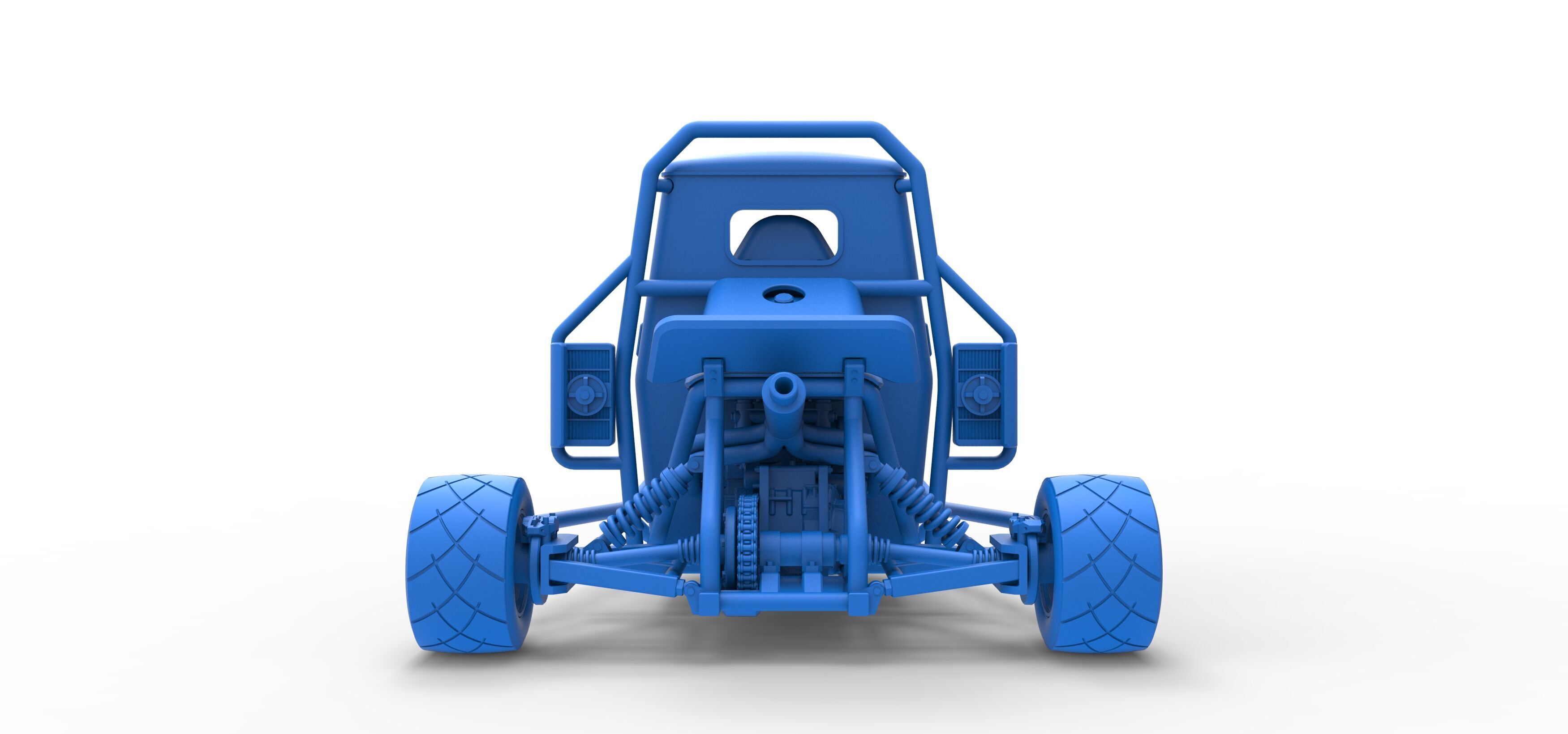 Ape car proto Scale 1 to 25 3D print model_39
