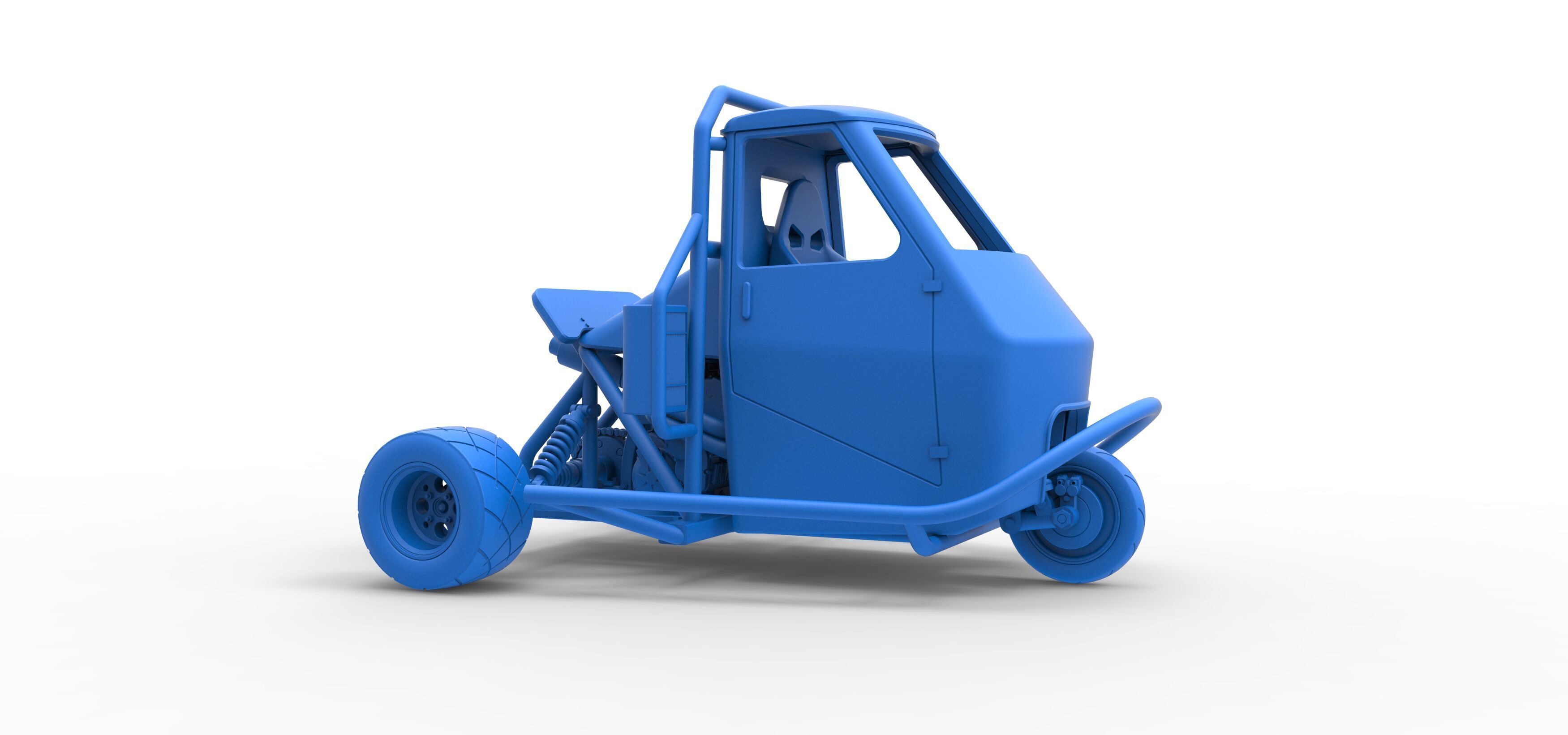 Ape car proto Scale 1 to 25 3D print model_46
