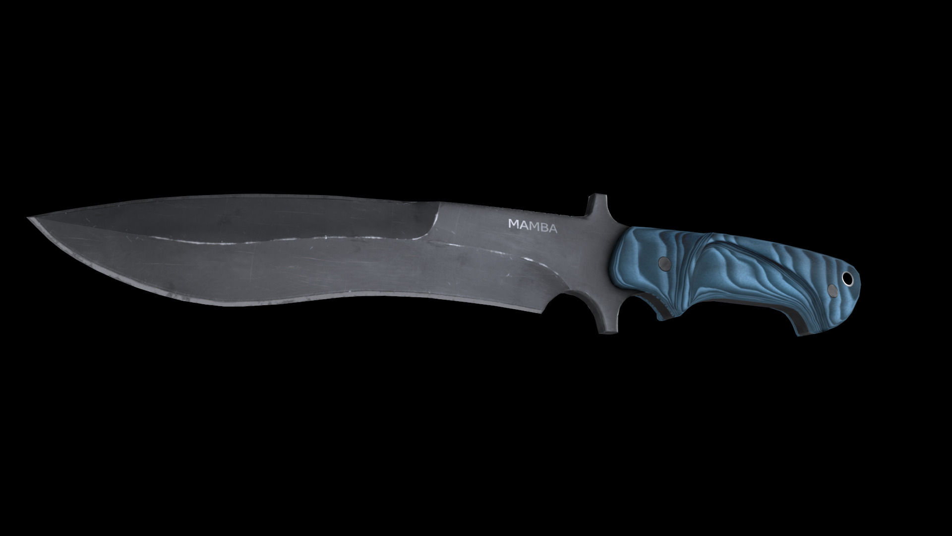 mamba knife Low-poly 3D model_15