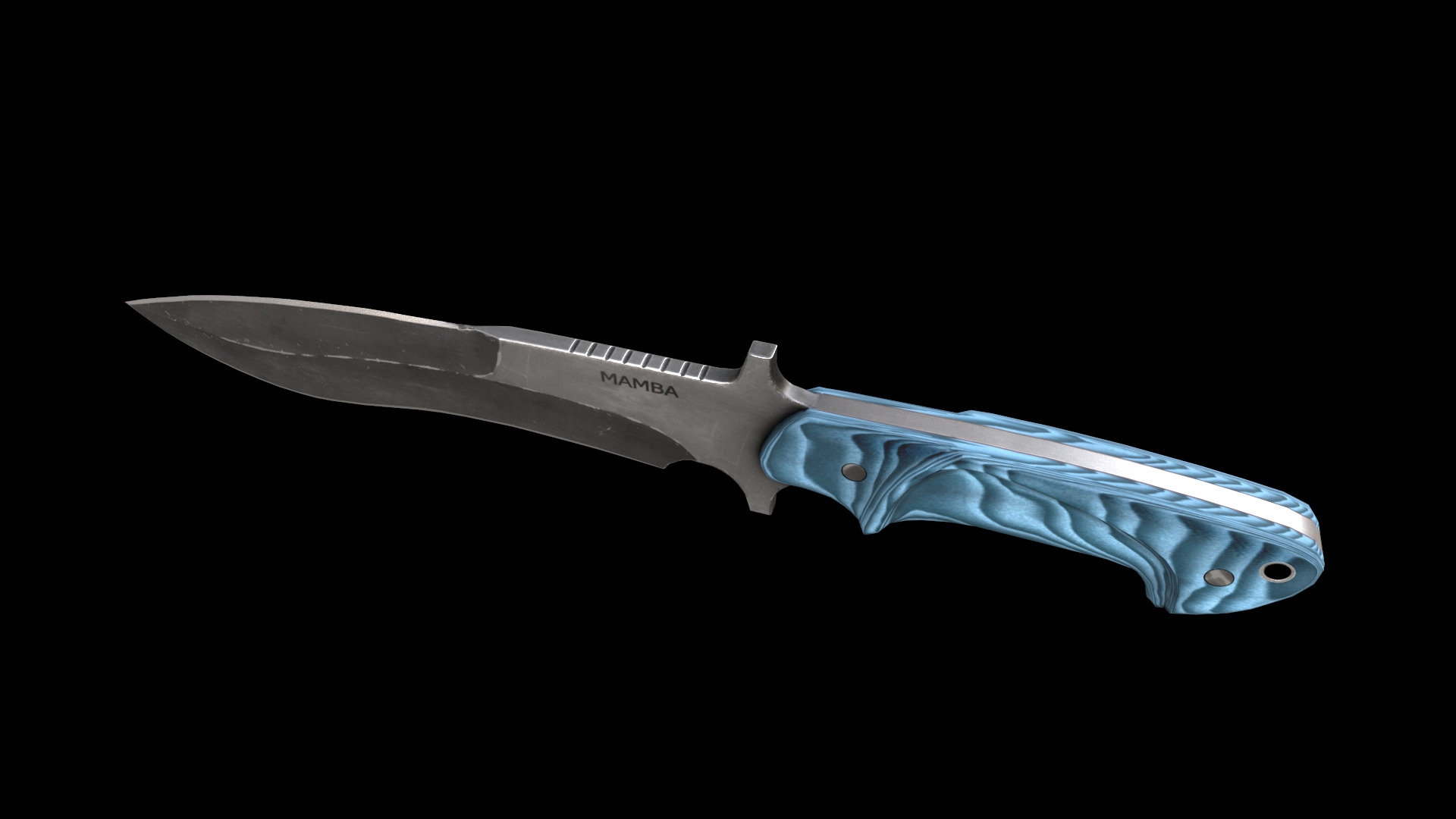 mamba knife Low-poly 3D model_8