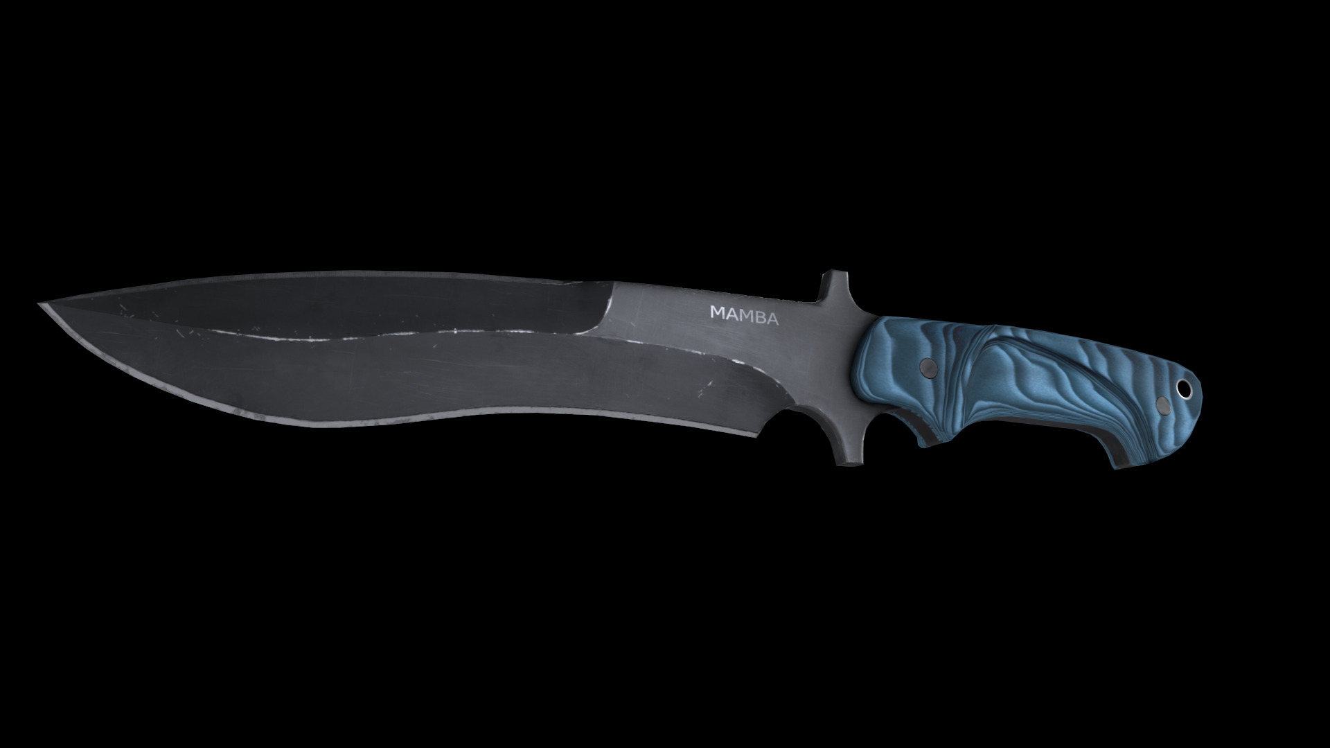 mamba knife Low-poly 3D model_14