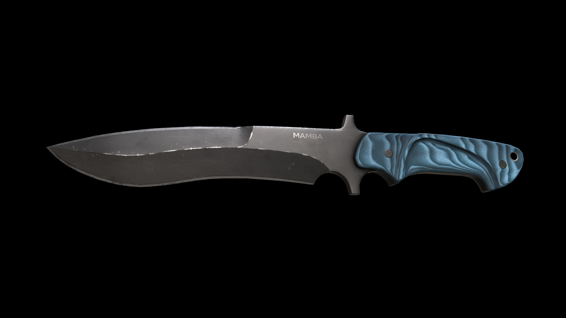 mamba knife Low-poly 3D model_18