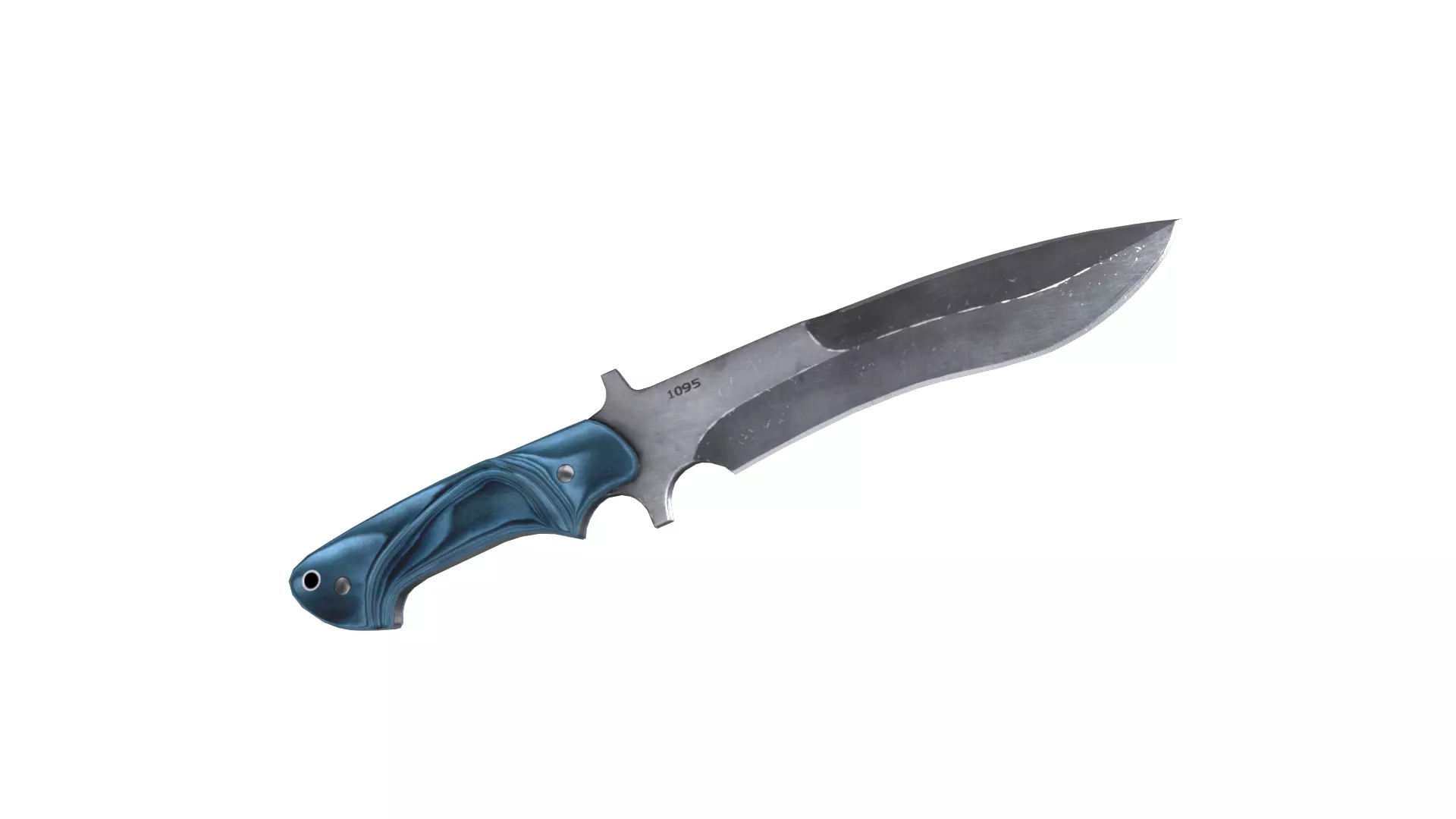 mamba knife Low-poly 3D model_0