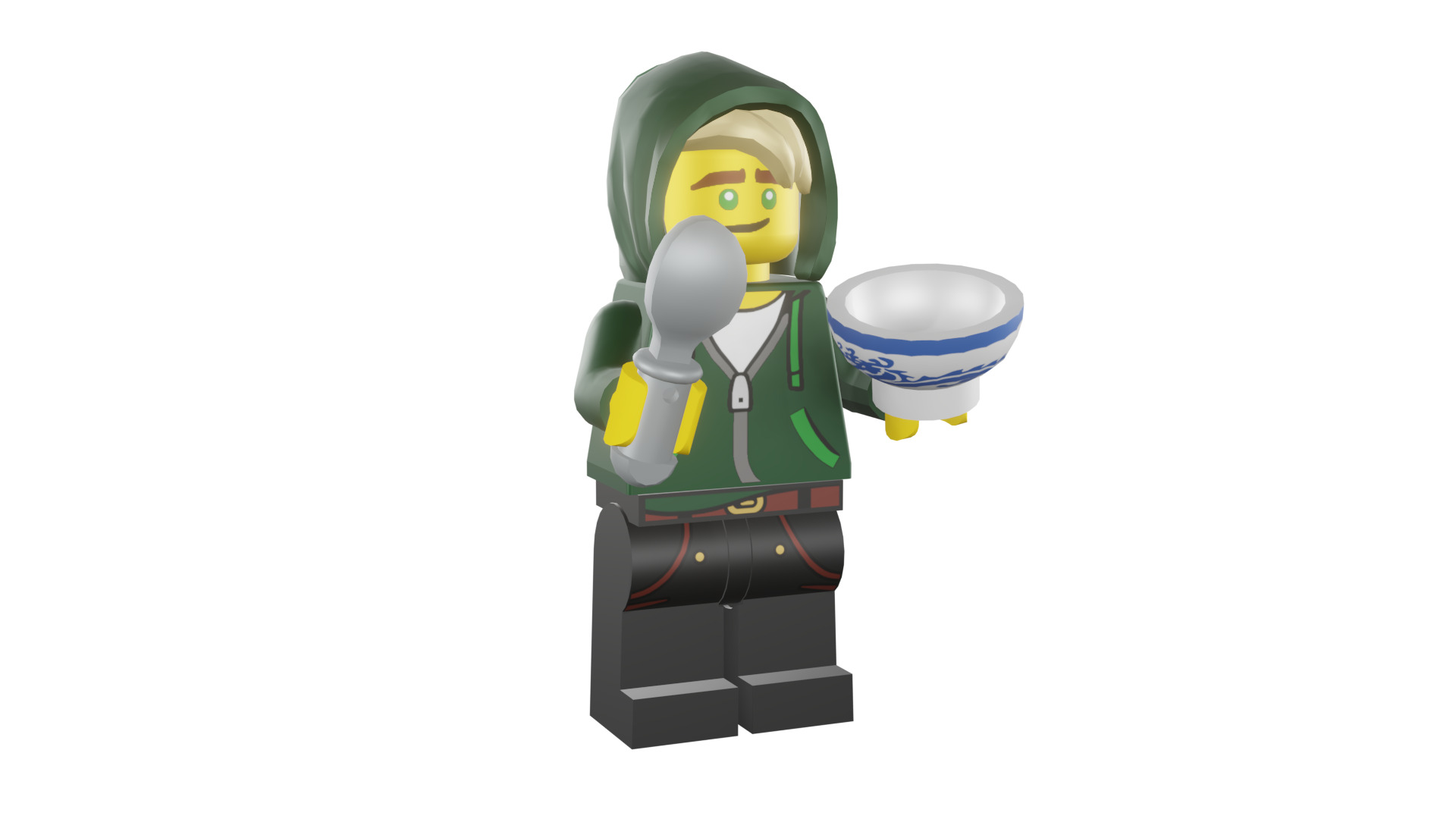3D print minifigure - 71019-7-Lloyd-Garmadon 3D print model_6