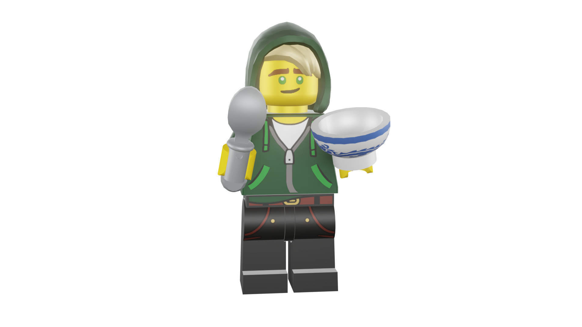 3D print minifigure - 71019-7-Lloyd-Garmadon 3D print model_4