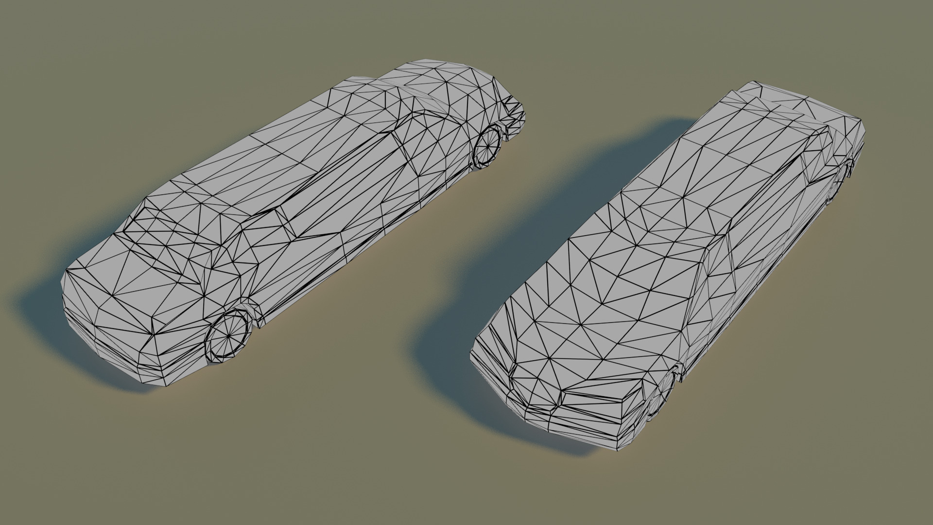 Low Poly City vehicles PACK Low-poly 3D model_32