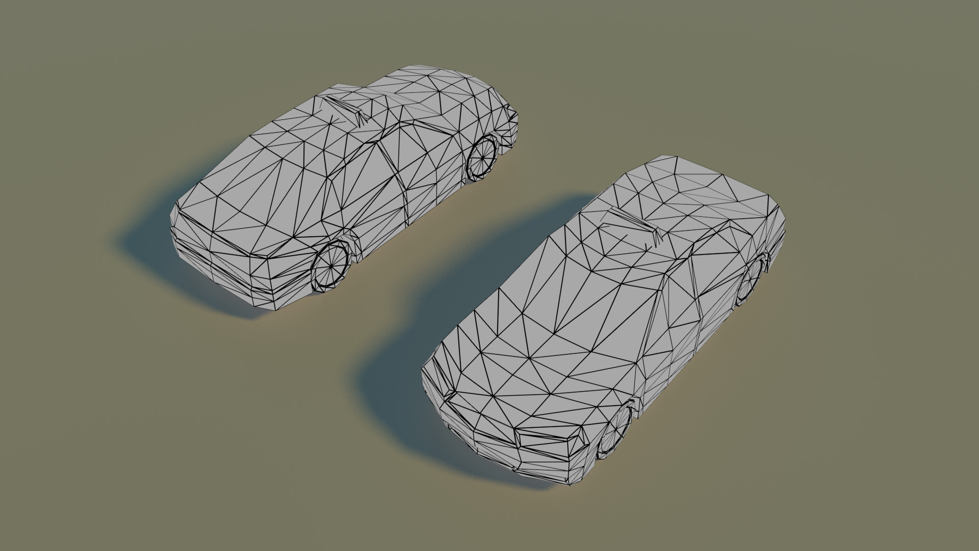 Low Poly City vehicles PACK Low-poly 3D model_28
