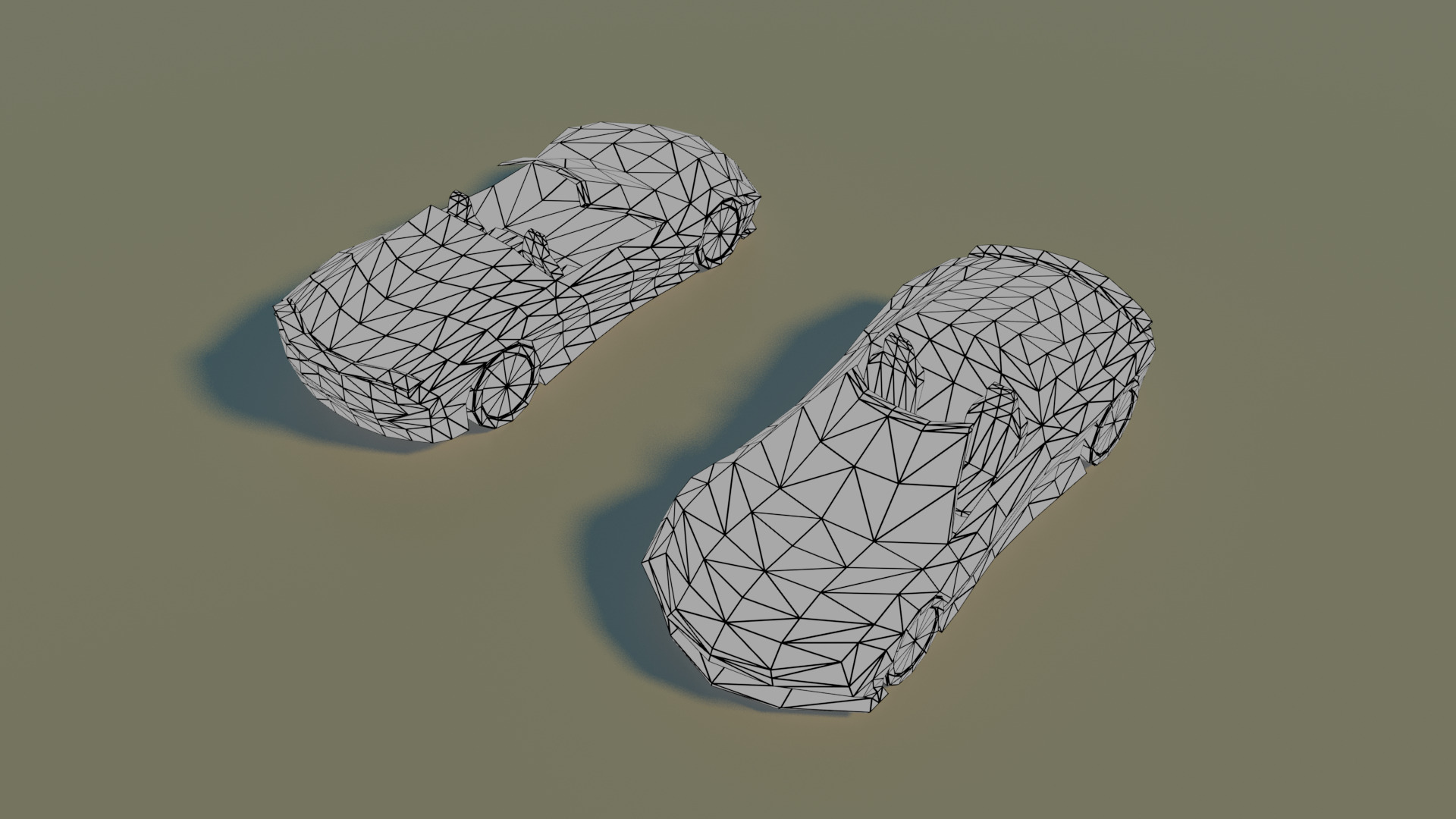 Low Poly City vehicles PACK Low-poly 3D model_16