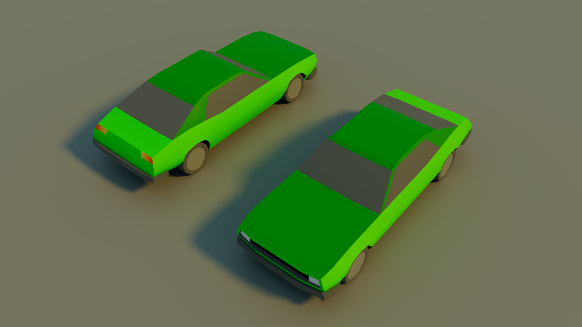 Low Poly City vehicles PACK Low-poly 3D model_21