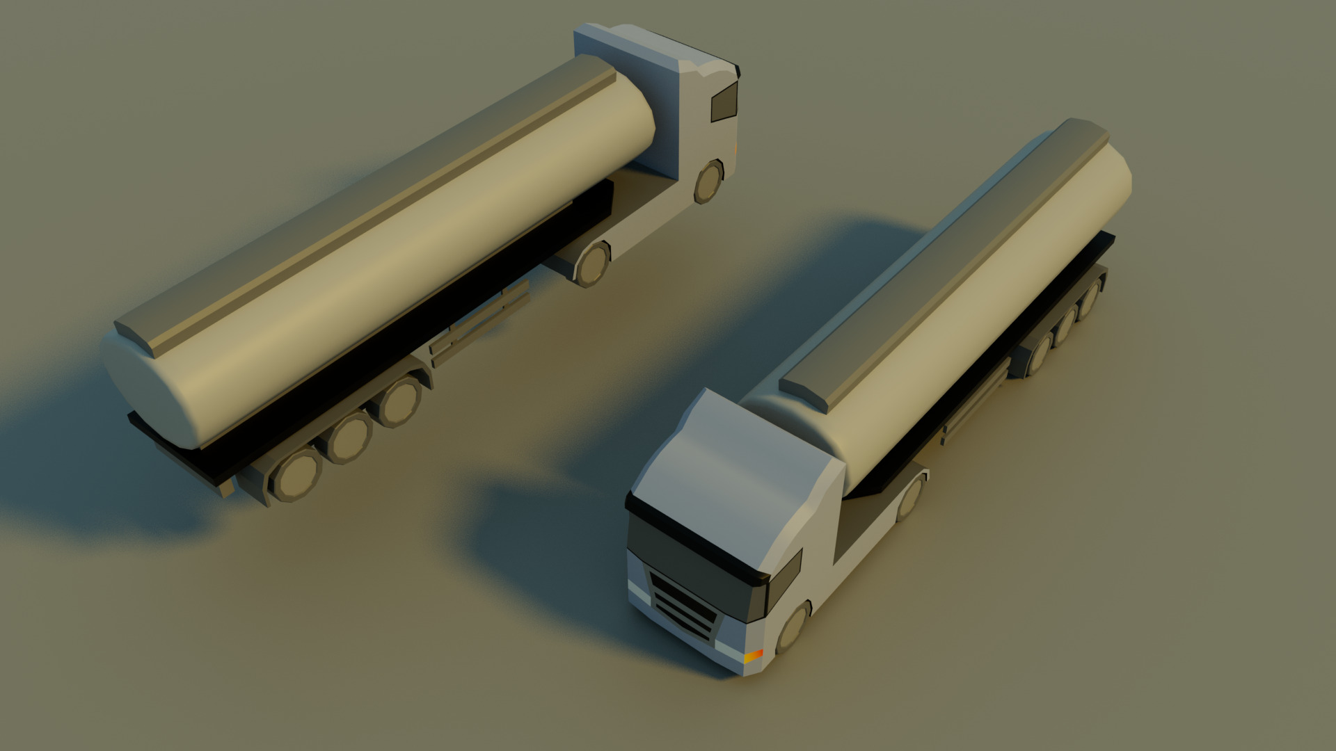 Low Poly City vehicles PACK Low-poly 3D model_41