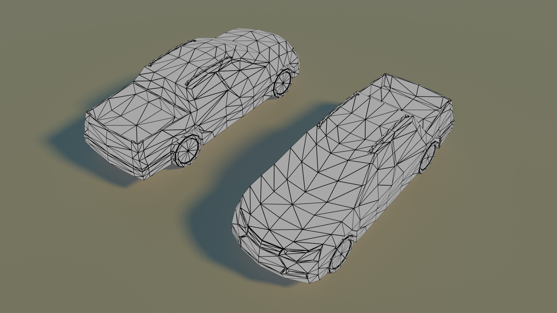 Low Poly City vehicles PACK Low-poly 3D model_20