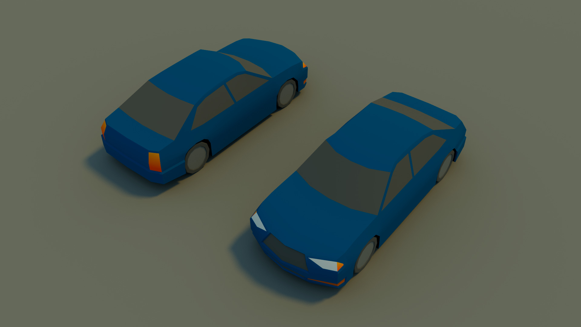 Low Poly City vehicles PACK Low-poly 3D model_5
