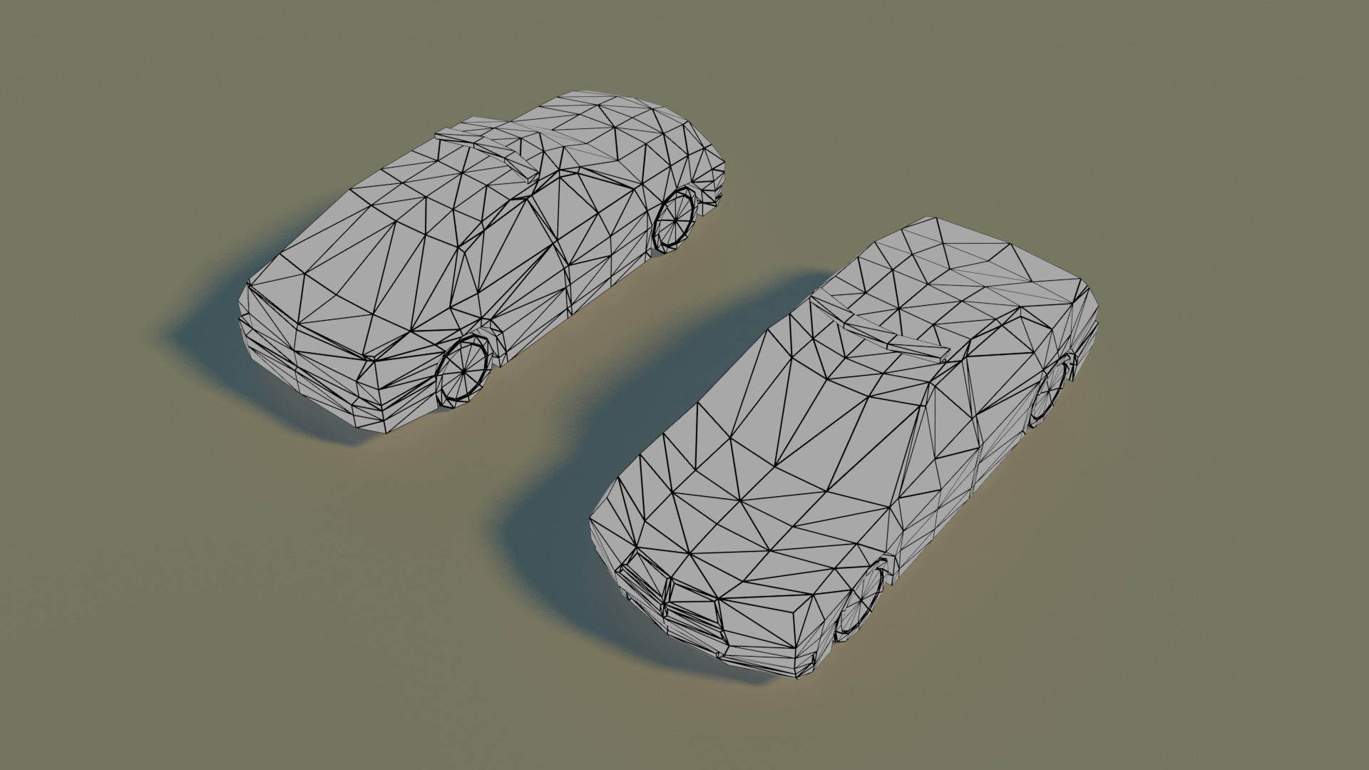 Low Poly City vehicles PACK Low-poly 3D model_30