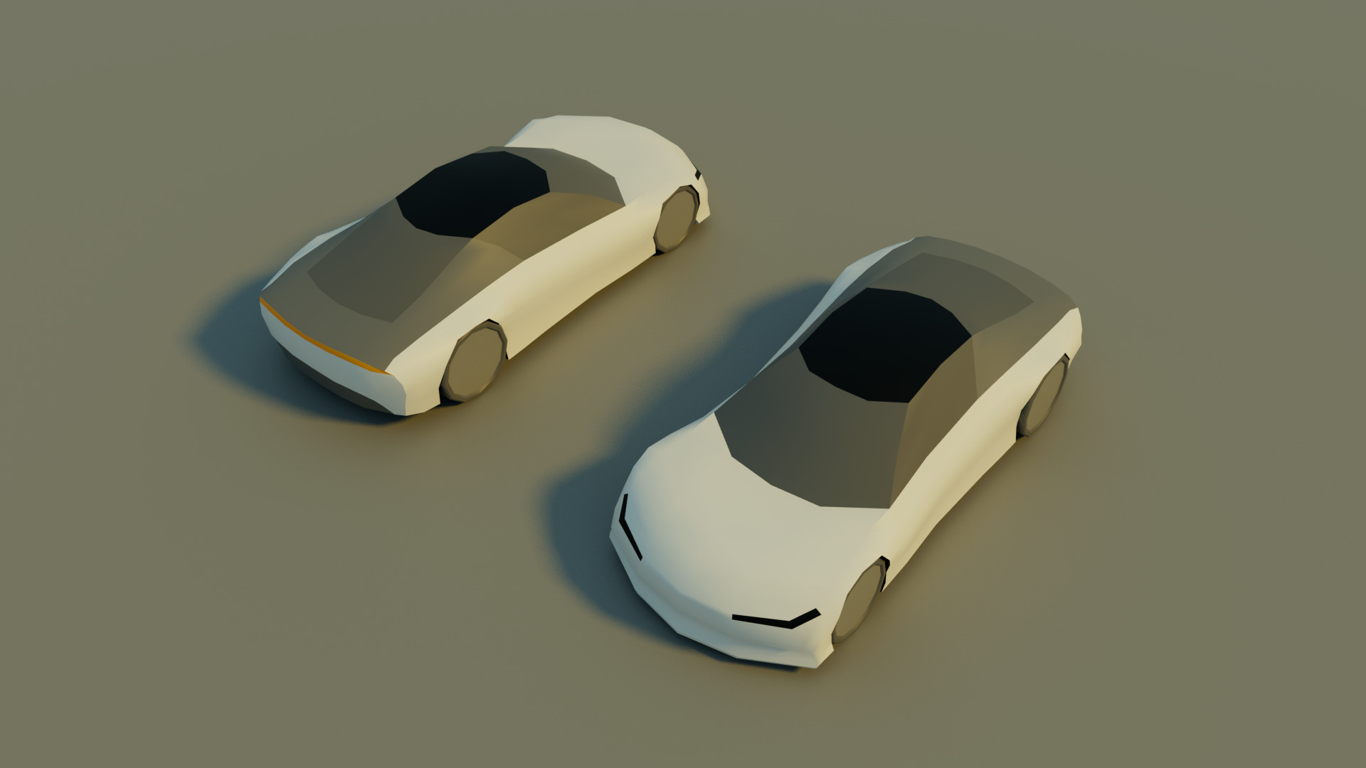 Low Poly City vehicles PACK Low-poly 3D model_23
