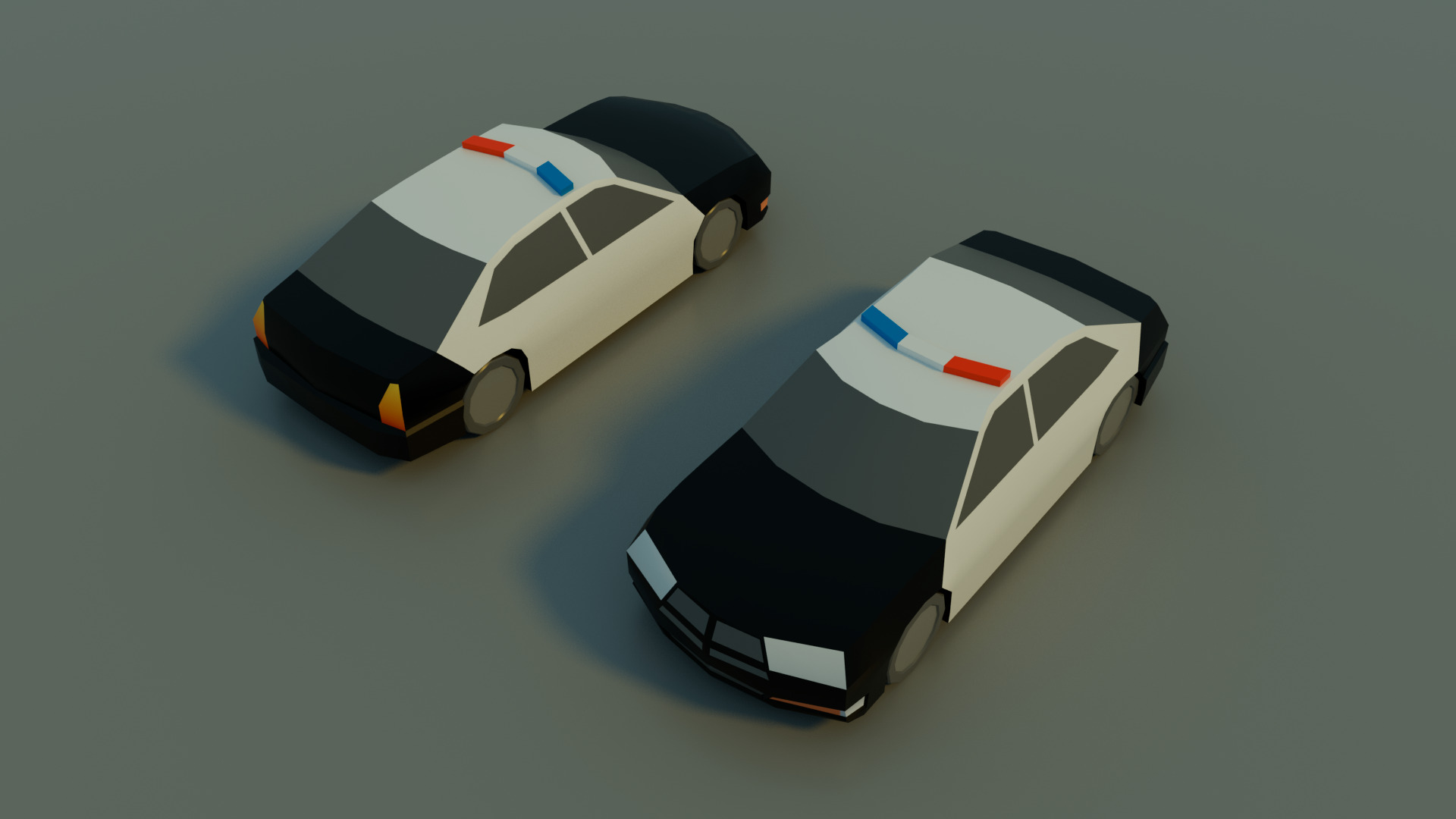 Low Poly City vehicles PACK Low-poly 3D model_29
