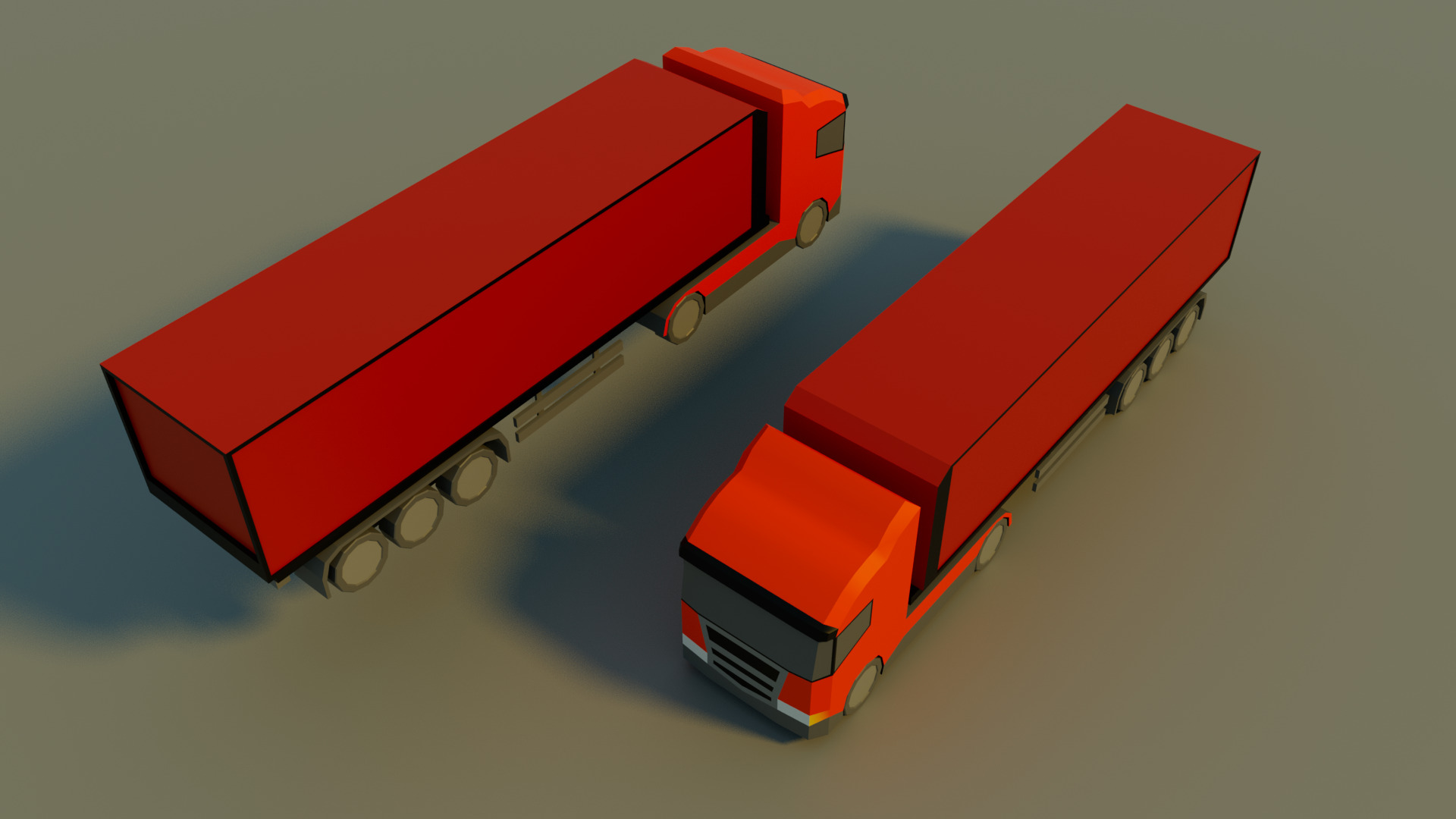 Low Poly City vehicles PACK Low-poly 3D model_39