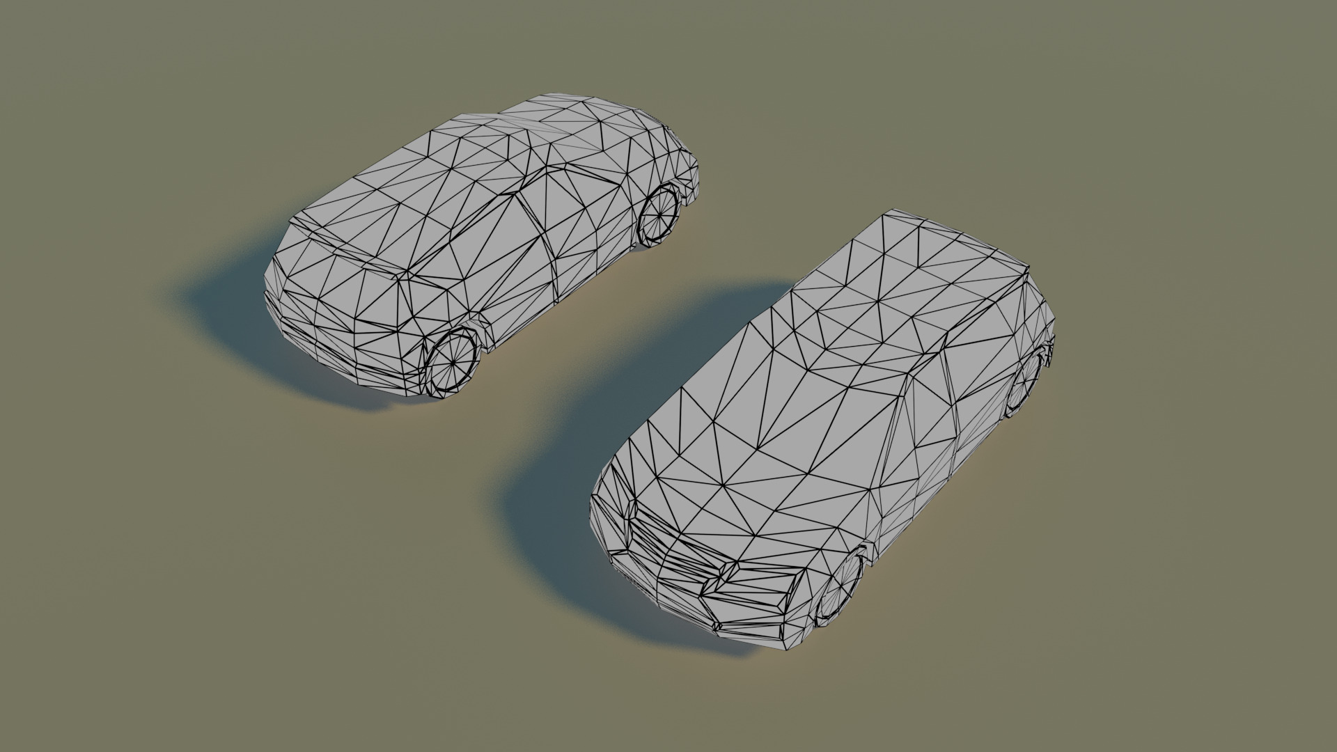 Low Poly City vehicles PACK Low-poly 3D model_10
