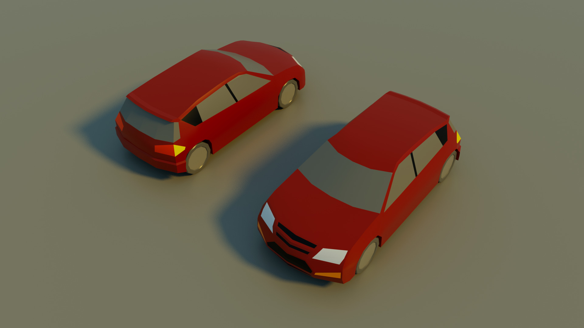 Low Poly City vehicles PACK Low-poly 3D model_9