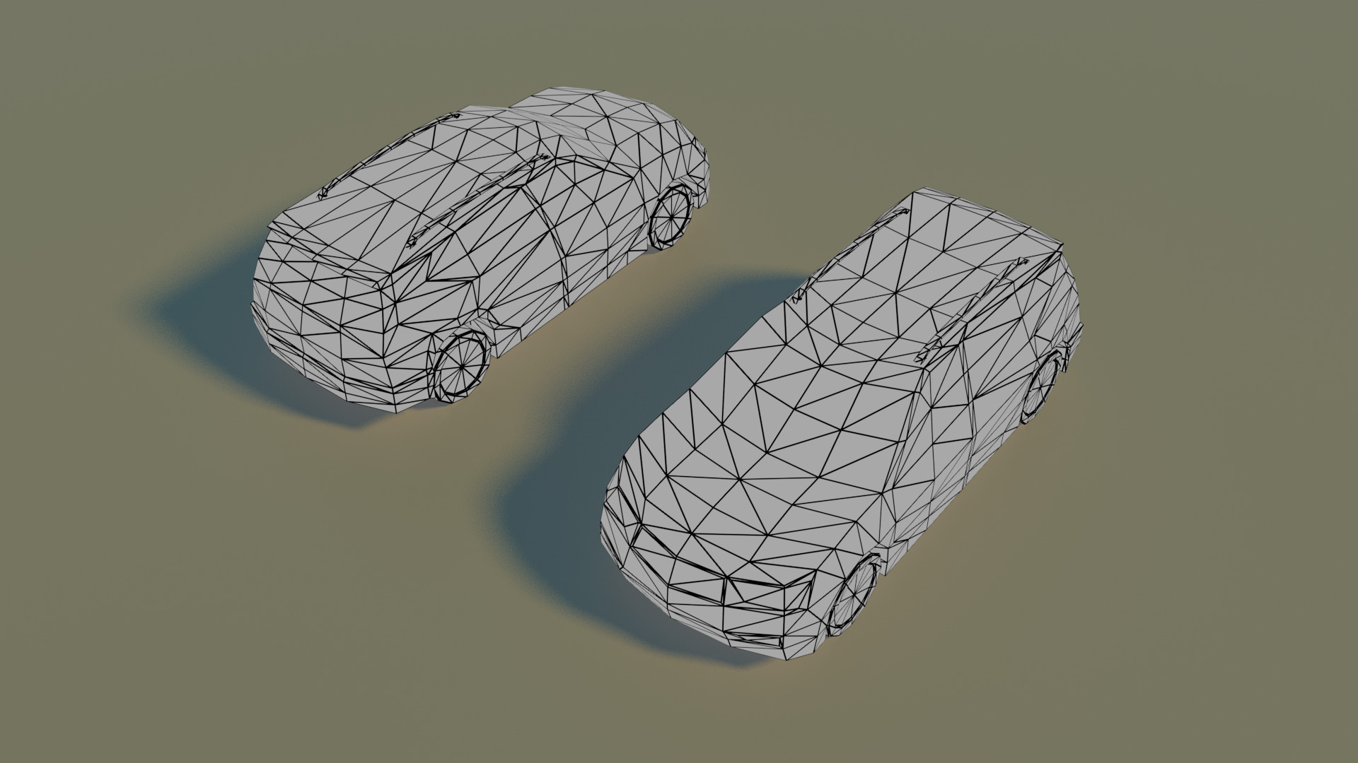 Low Poly City vehicles PACK Low-poly 3D model_18