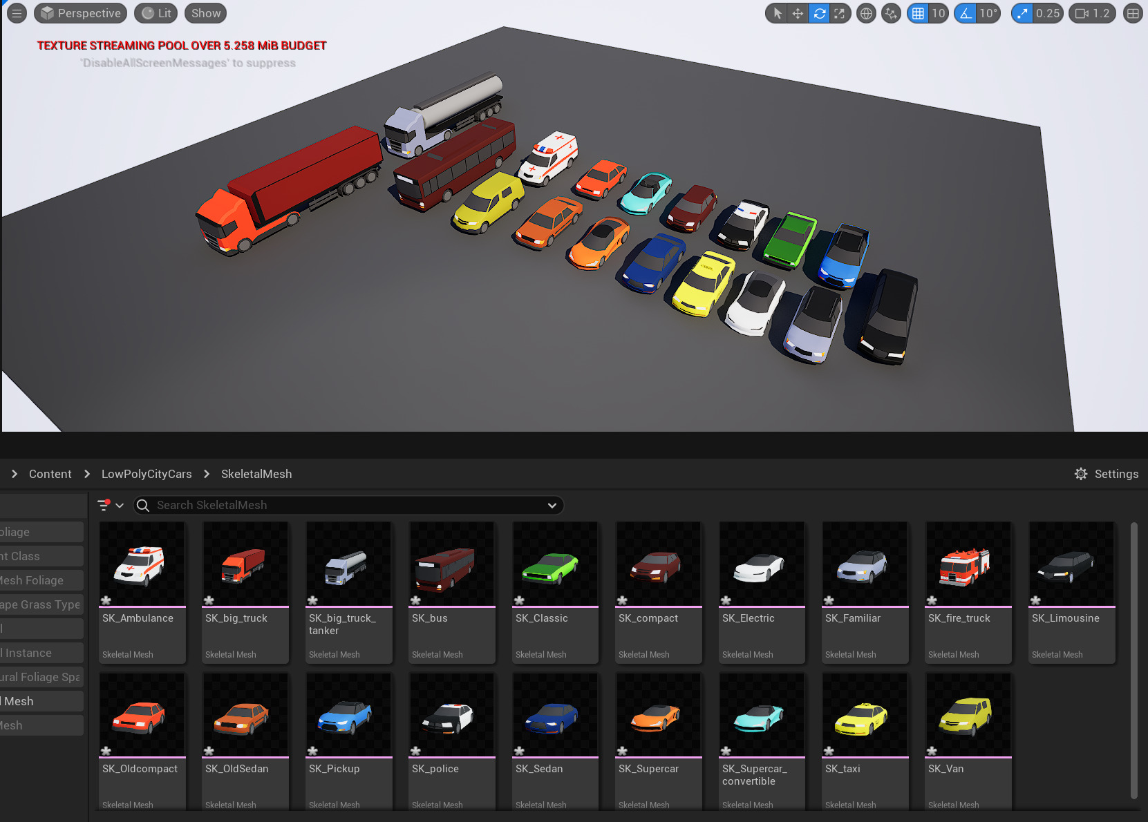 Low Poly City vehicles PACK Low-poly 3D model_4