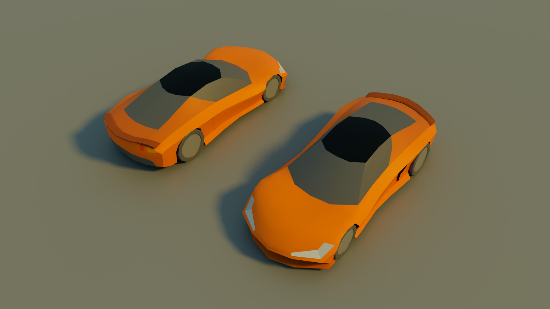 Low Poly City vehicles PACK Low-poly 3D model_13