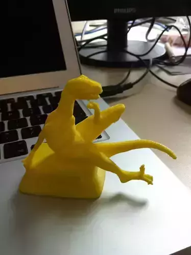 Philosoraptor statue of t - rex Free 3D print model