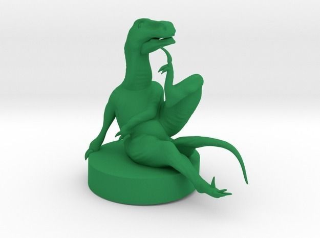 Philosoraptor statue of t - rex Free 3D print model_2