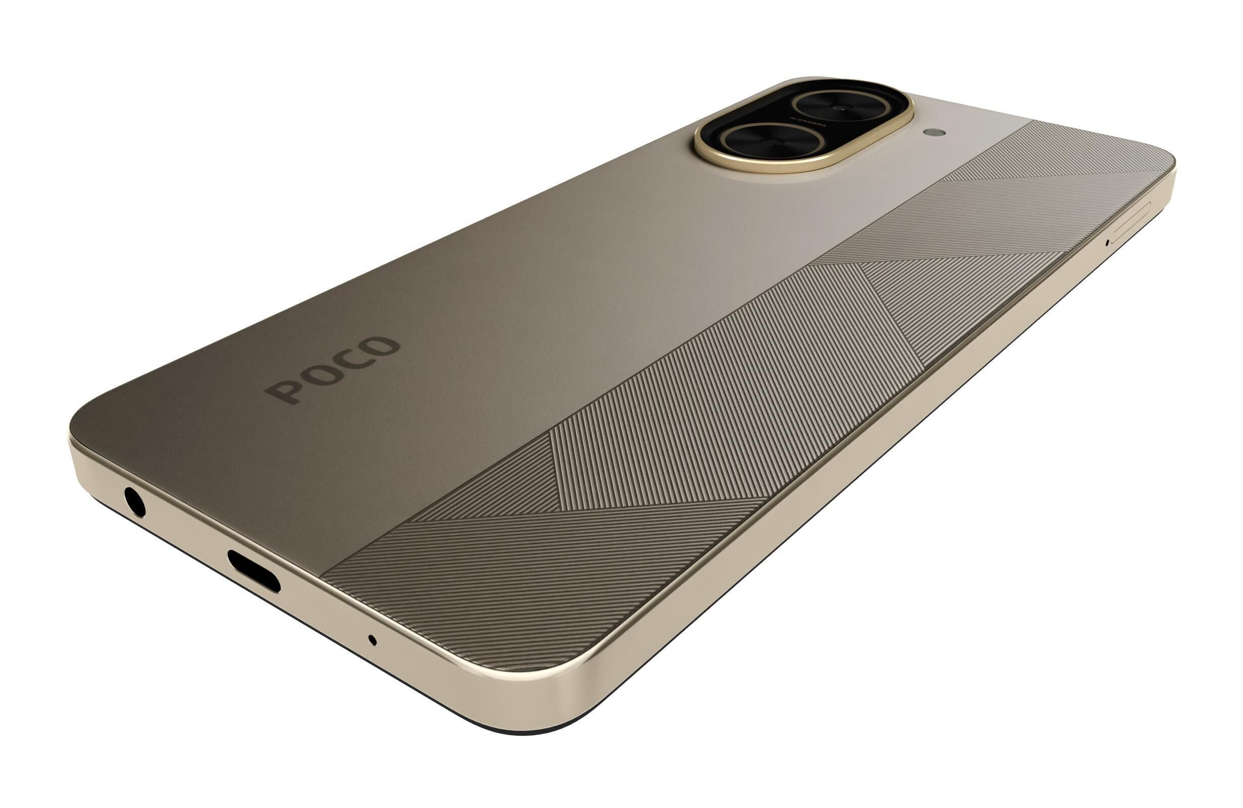 Xiaomi Poco C71 Gold 3D model | CGTrader