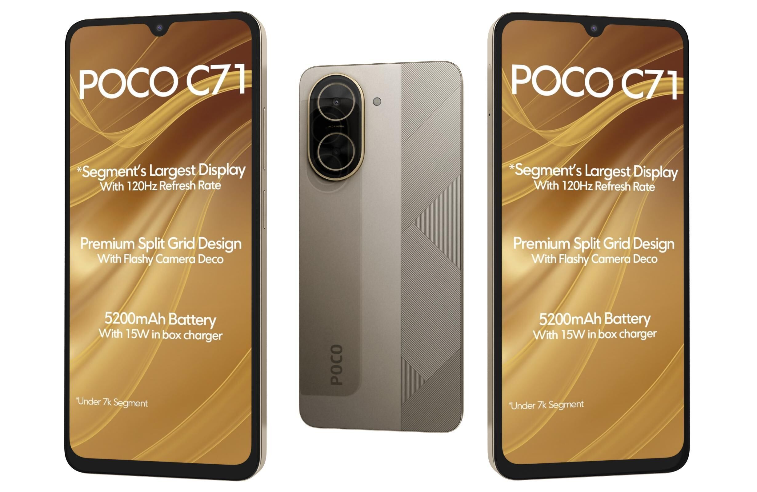 Xiaomi Poco C71 All Colors 3D model | CGTrader