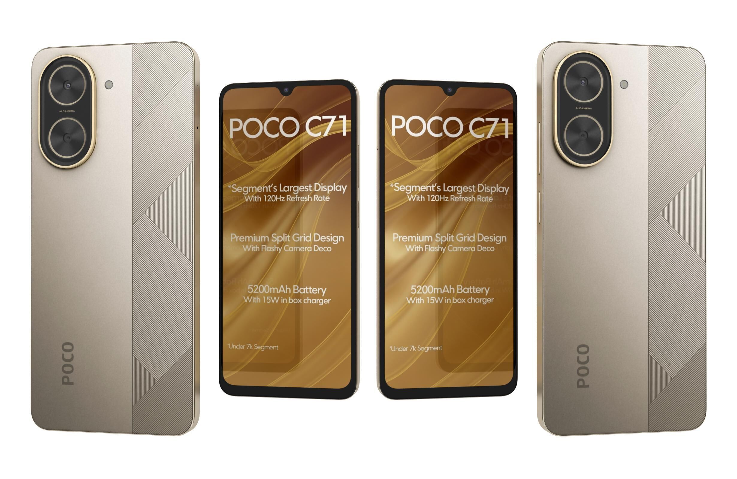 Xiaomi Poco C71 All Colors 3D model | CGTrader
