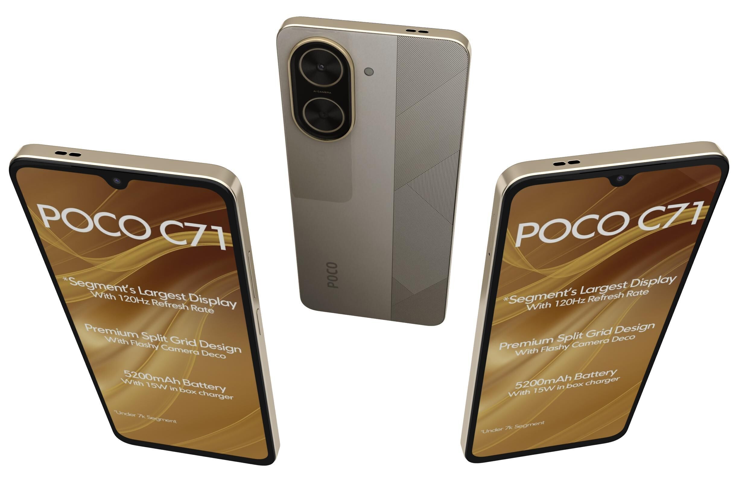 Xiaomi Poco C71 All Colors 3D model | CGTrader