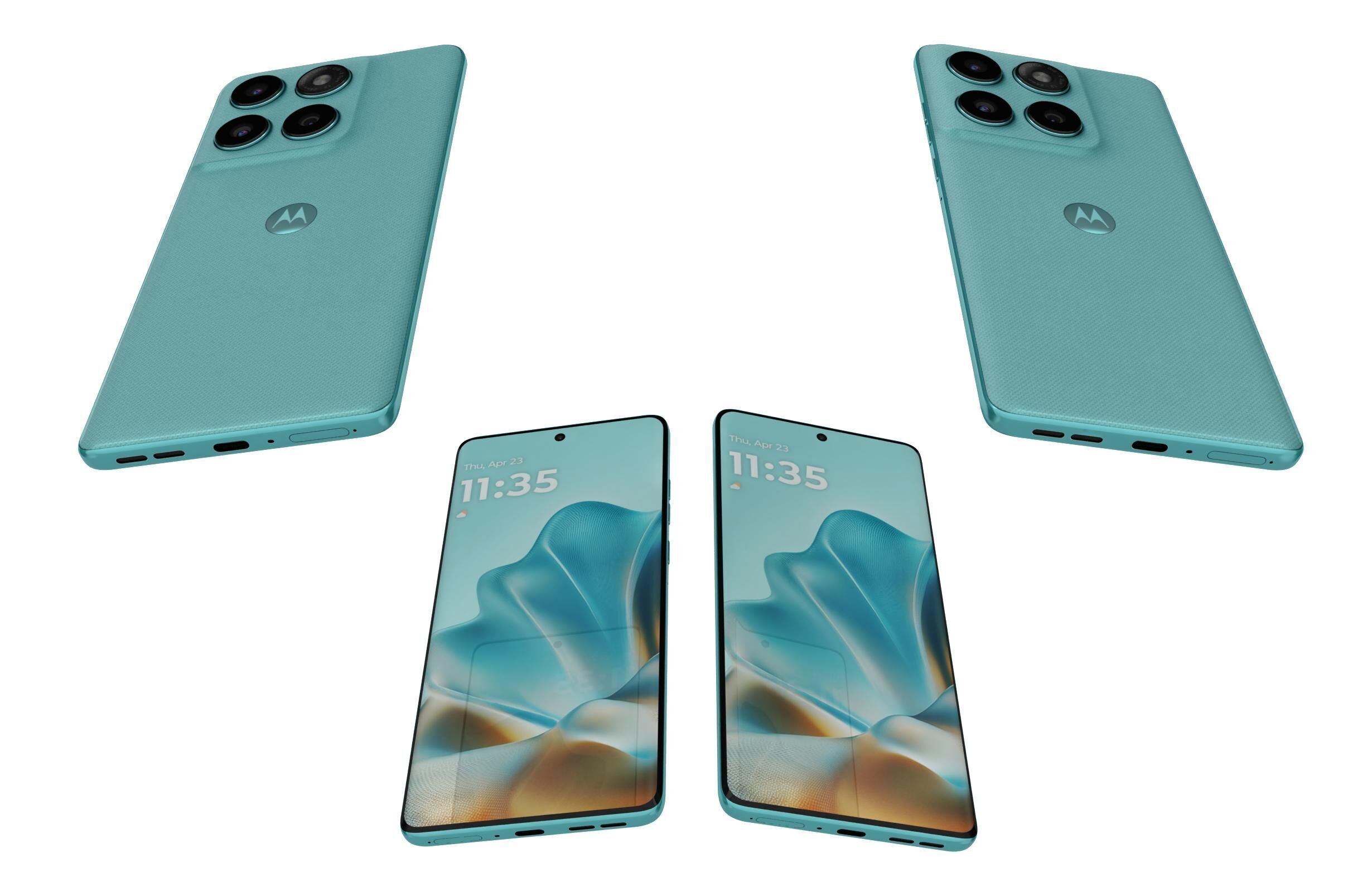 Motorola Edge 60 Fusion Blue 3D model_5