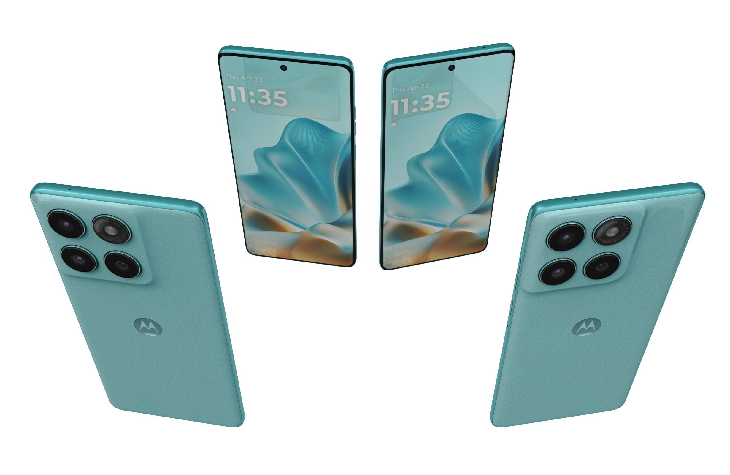 Motorola Edge 60 Fusion Blue 3D model_4