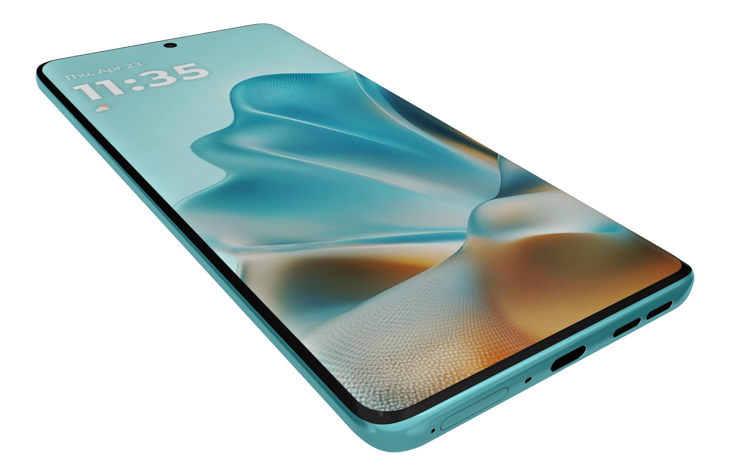 Motorola Edge 60 Fusion Blue 3D model_12