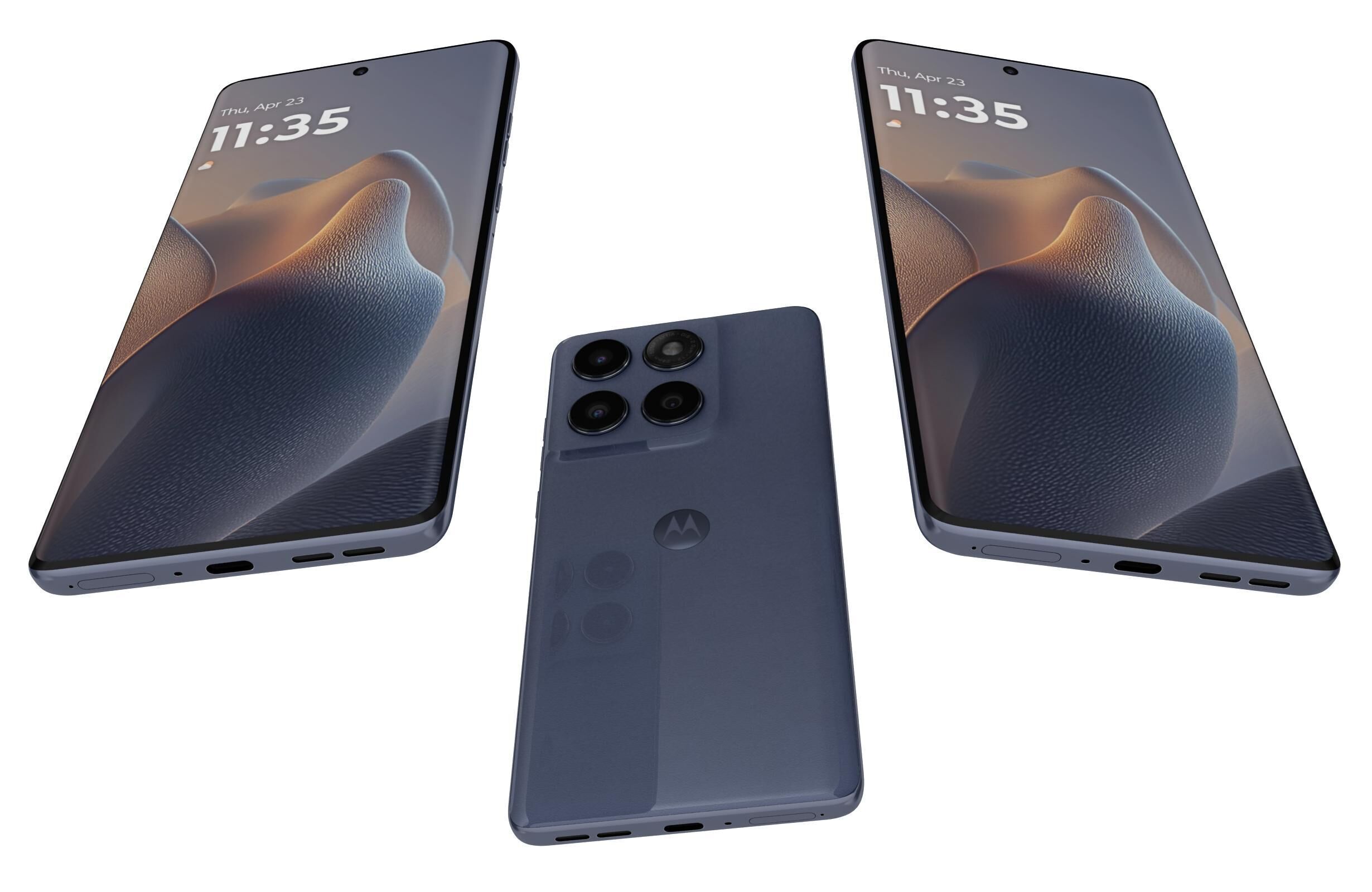 Motorola Edge 60 Fusion Gray 3D model_2