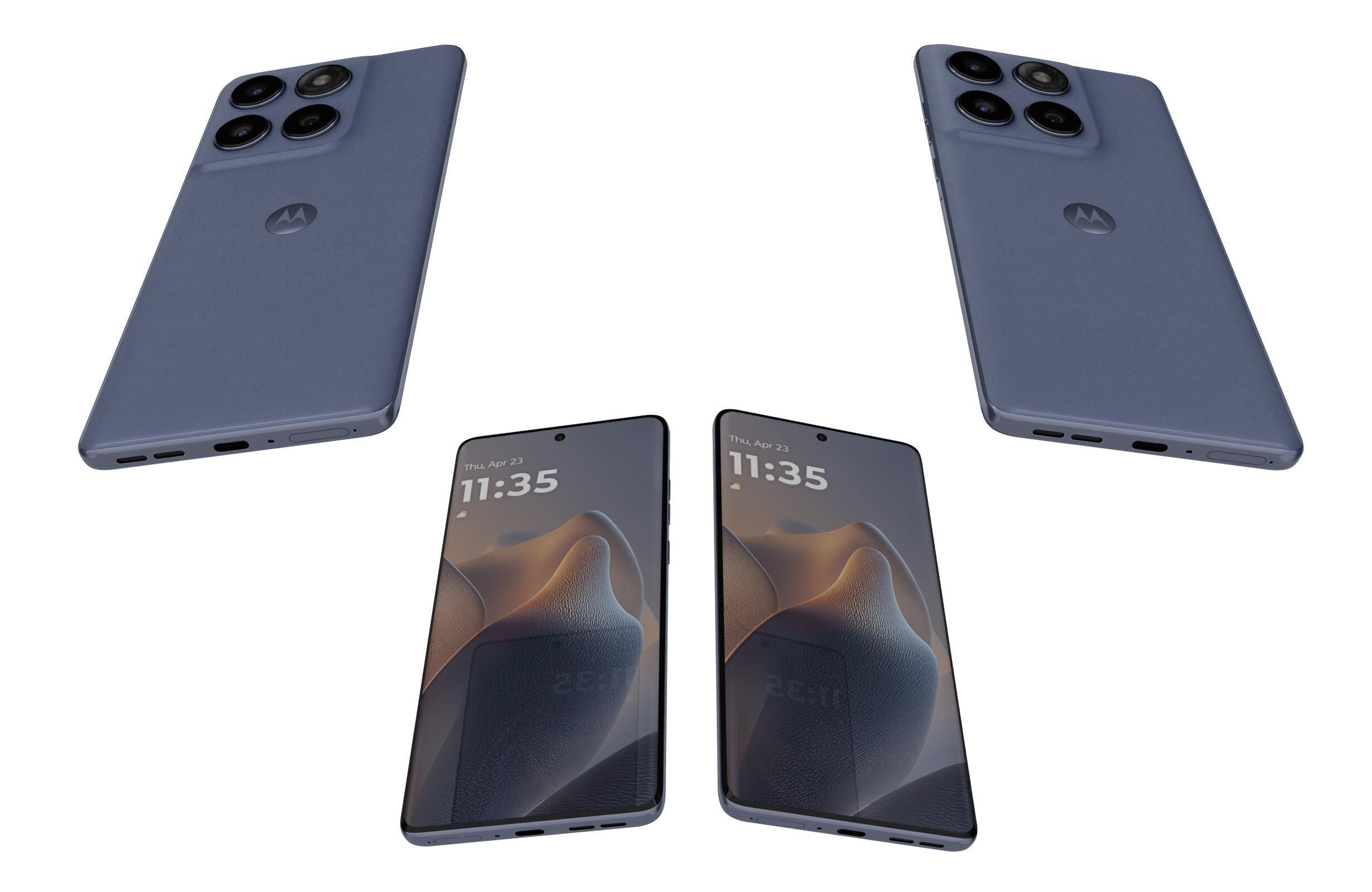 Motorola Edge 60 Fusion Gray 3D model_5