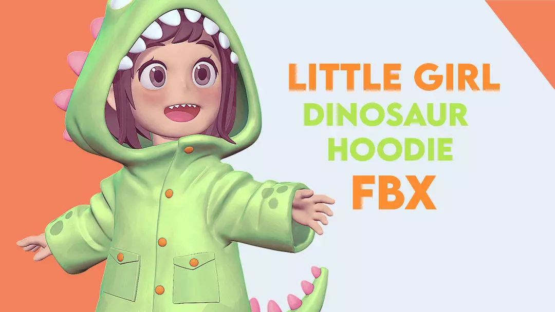 Baby Girl 3D print model_0