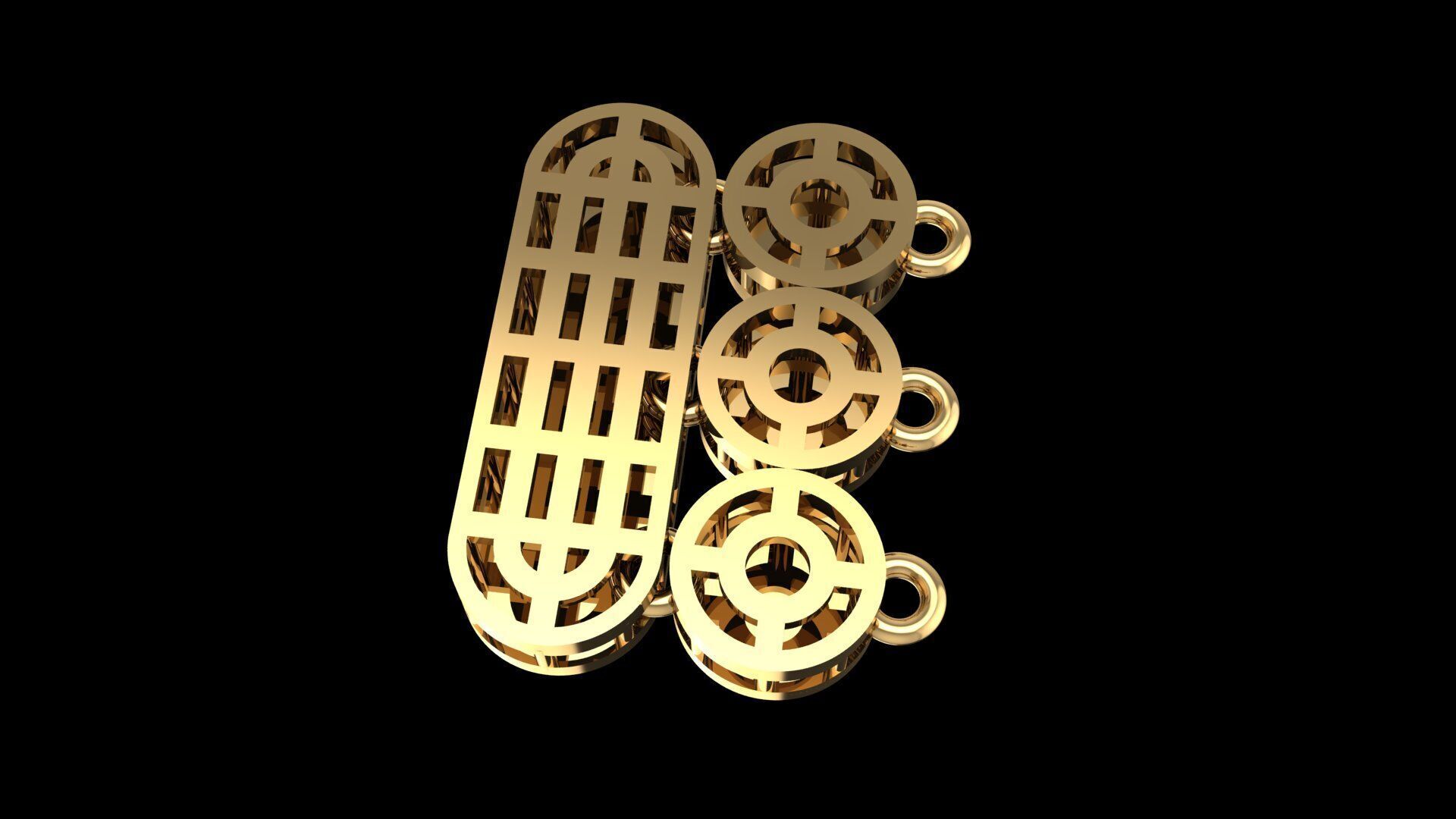 Chan Breslet 191 mm 3D print model_4