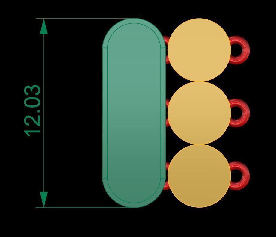 Chan Breslet 191 mm 3D print model_5