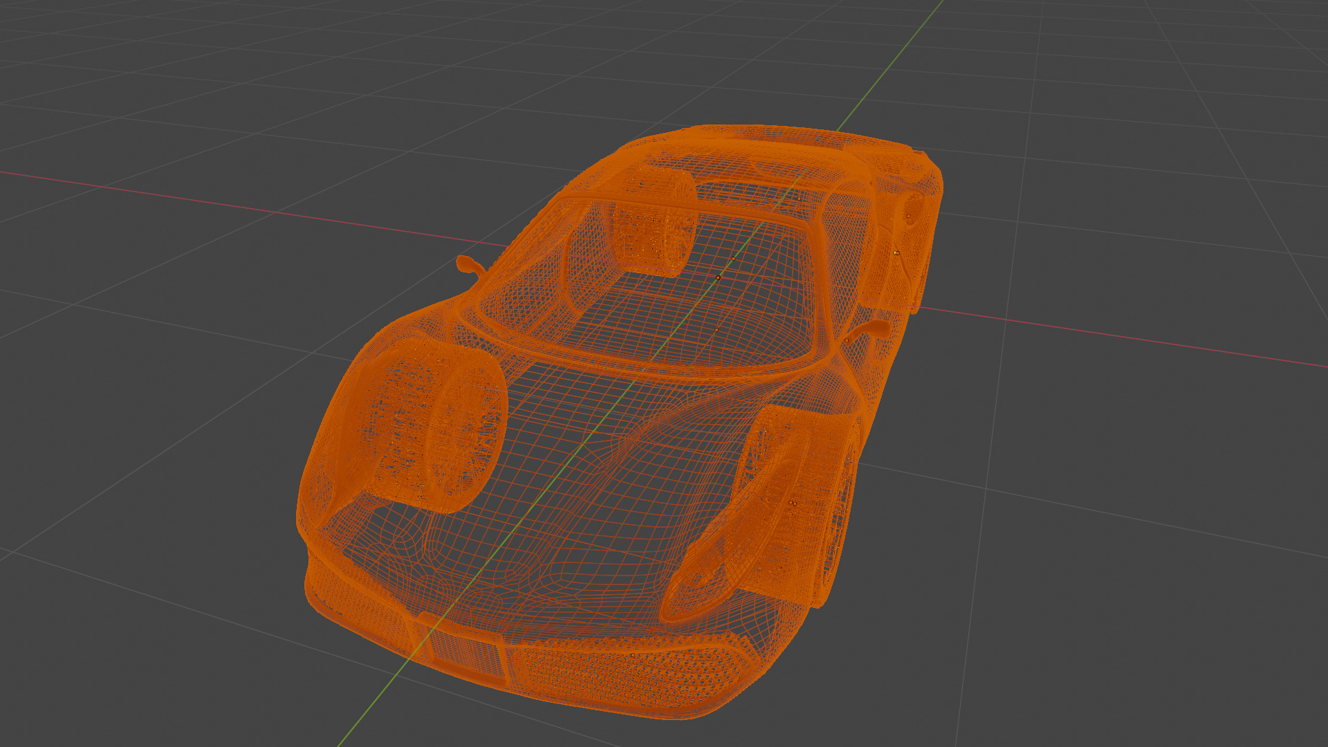 Realistic Ferrari On Road Animation Low-poly 3D model_4