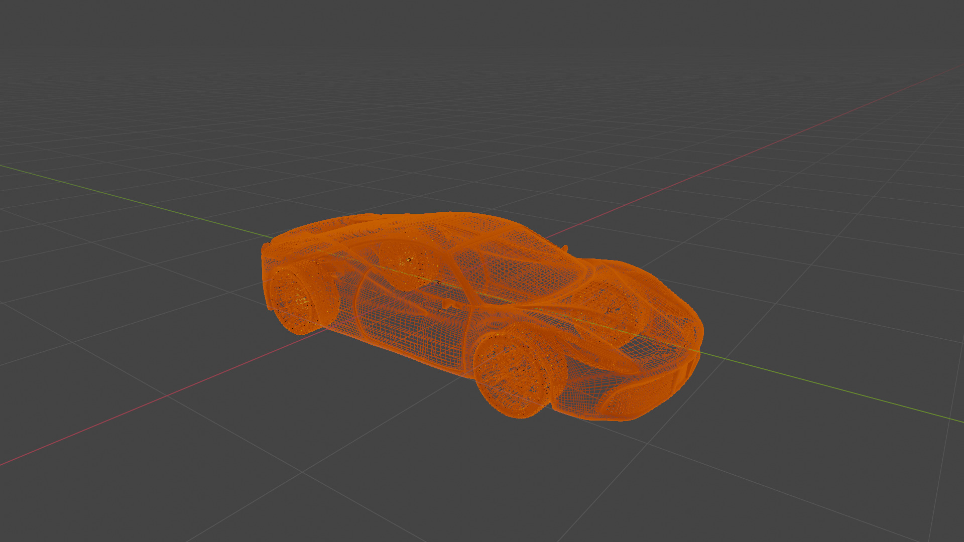 Realistic Ferrari On Road Animation Low-poly 3D model_14