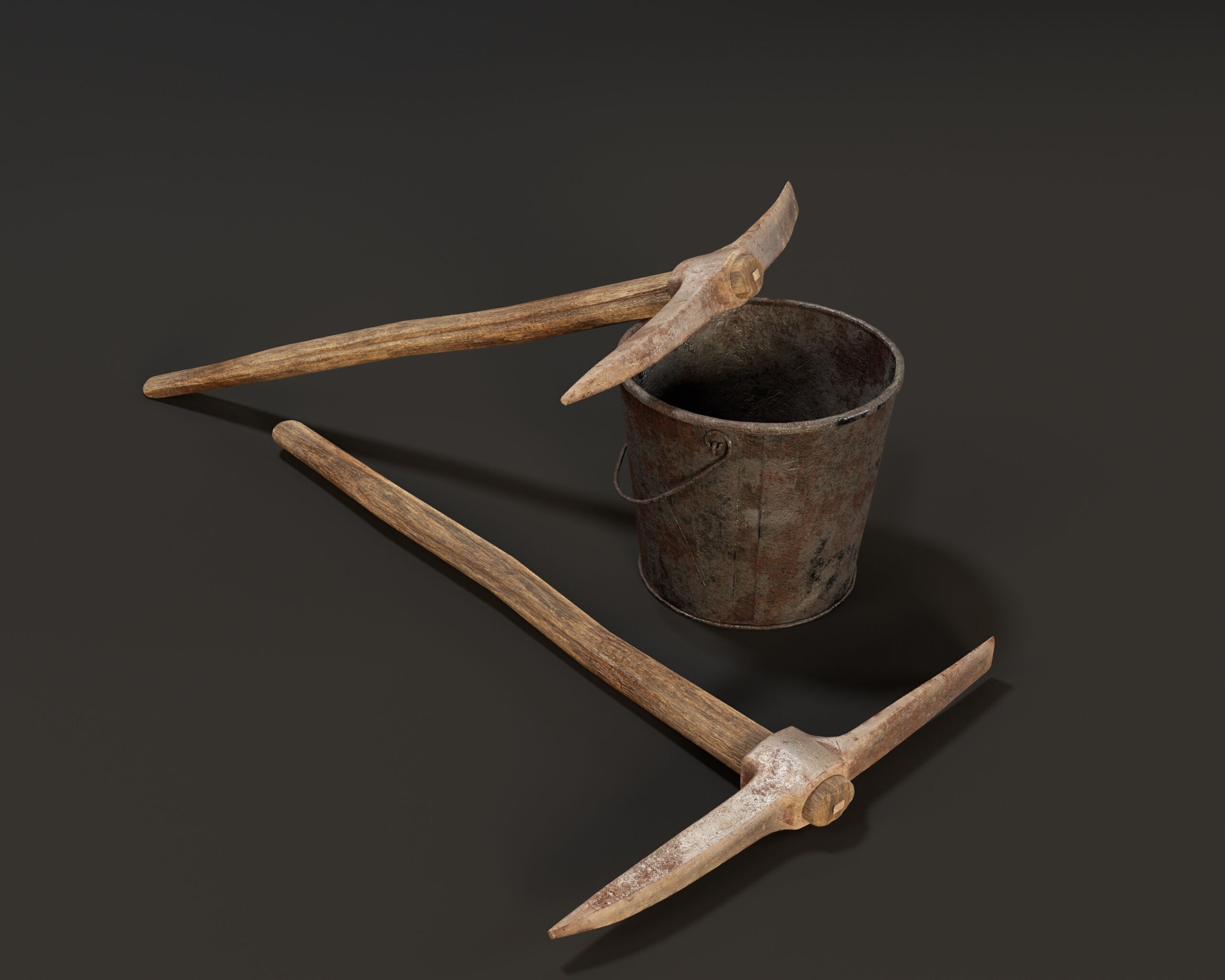 Mining Set 1 Low-poly 3D model_4