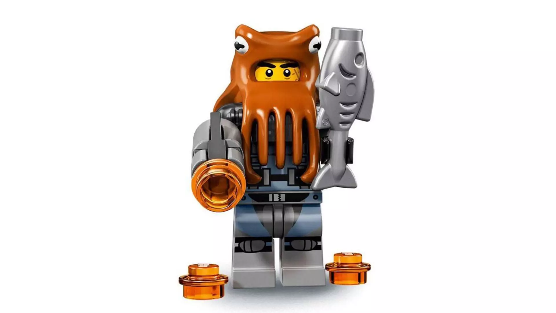 71019-12 Shark Army Octopus Brick Minifigure - STL and UV Print 3D print model