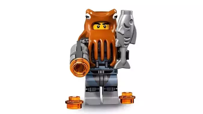 3D print minifigure - 71019-12-Shark-Army-Octopus 3D print model